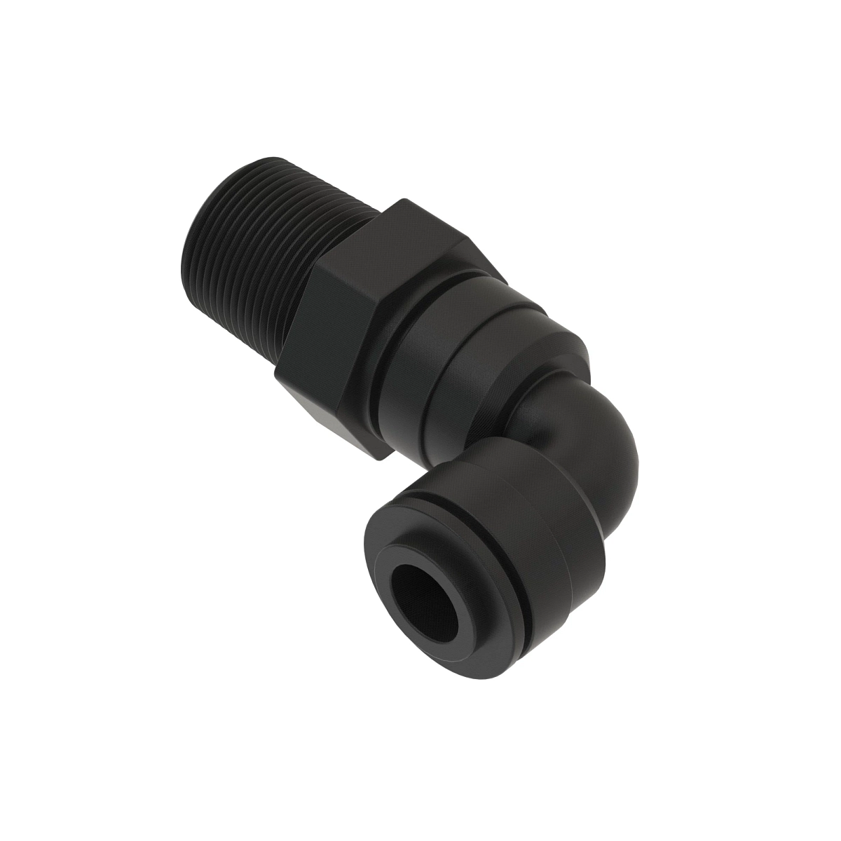 Fitting-1/4"NPT X 1/4"PTC Swivel 90