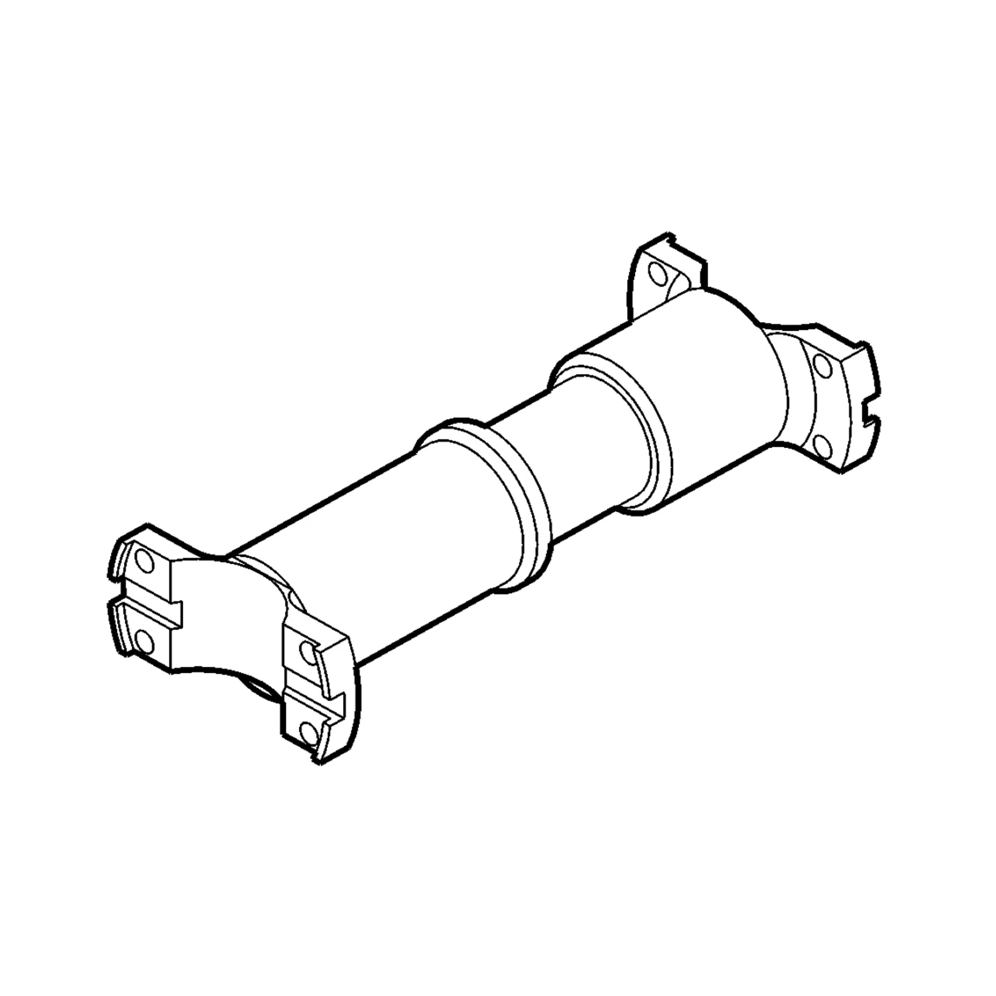 John Deere Feed Unit Intermediate Shaft - F672519