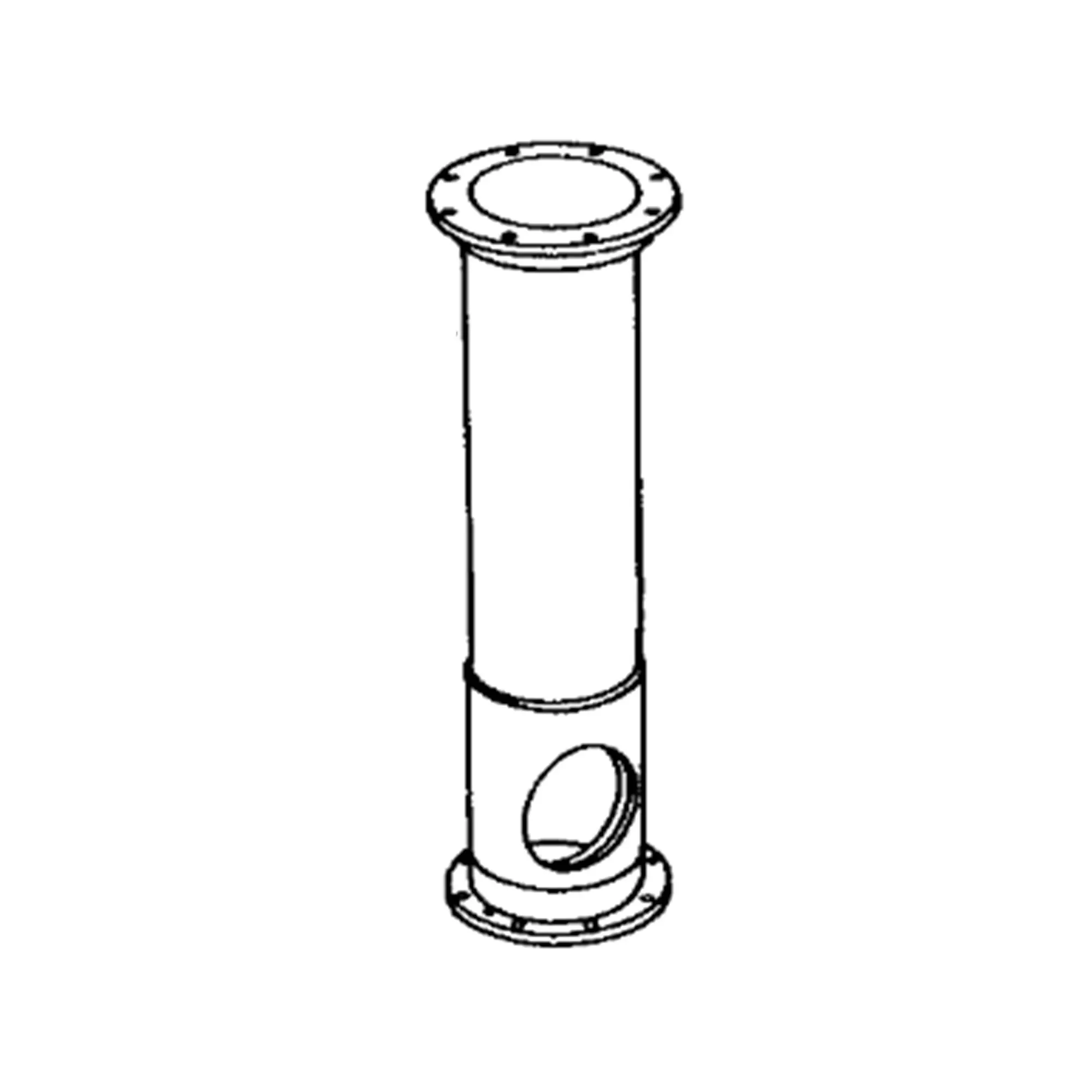 John Deere Vertical Discharge Spout Extension - AE37338