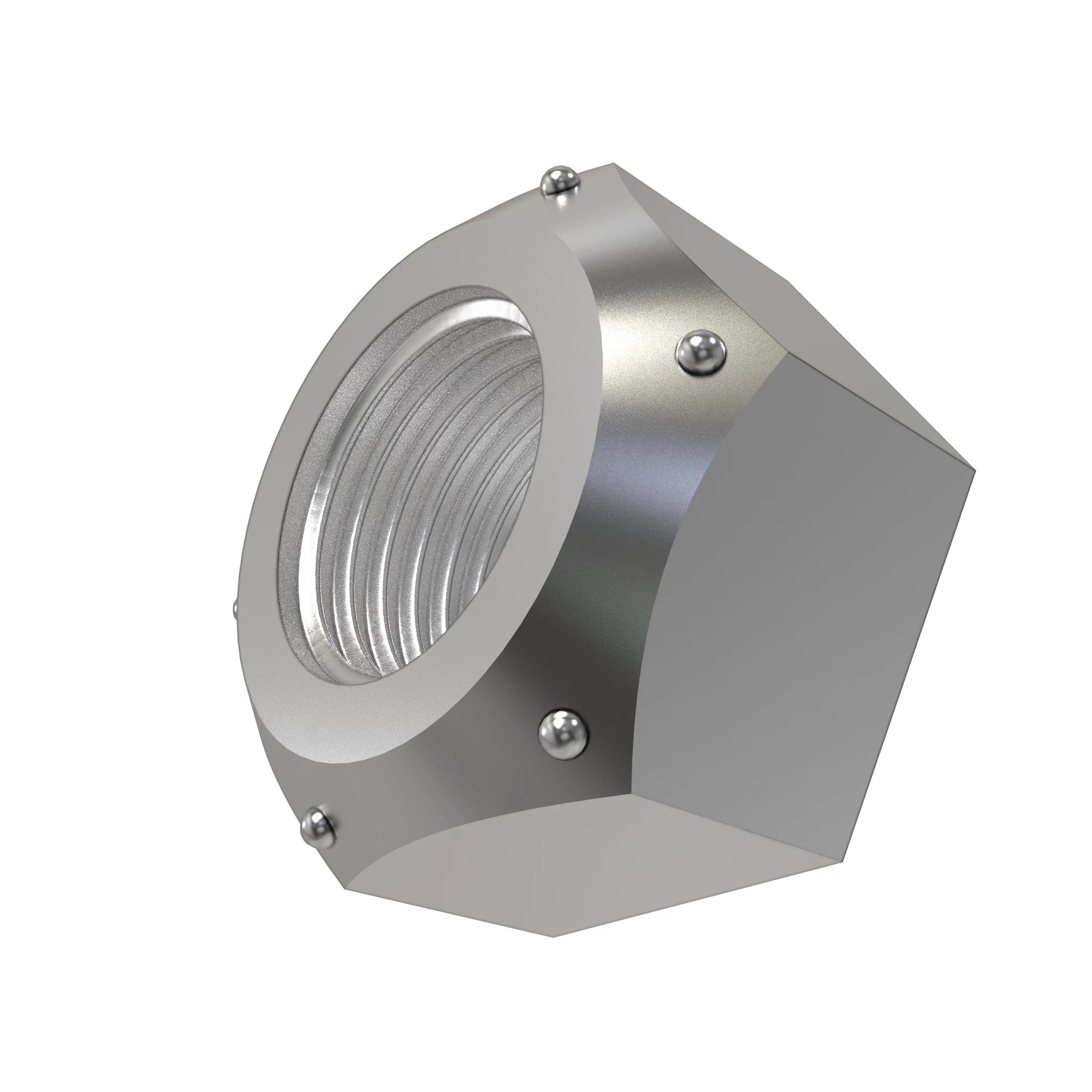 John Deere Hexagonal Lock Nut, 1/2" - UC29924