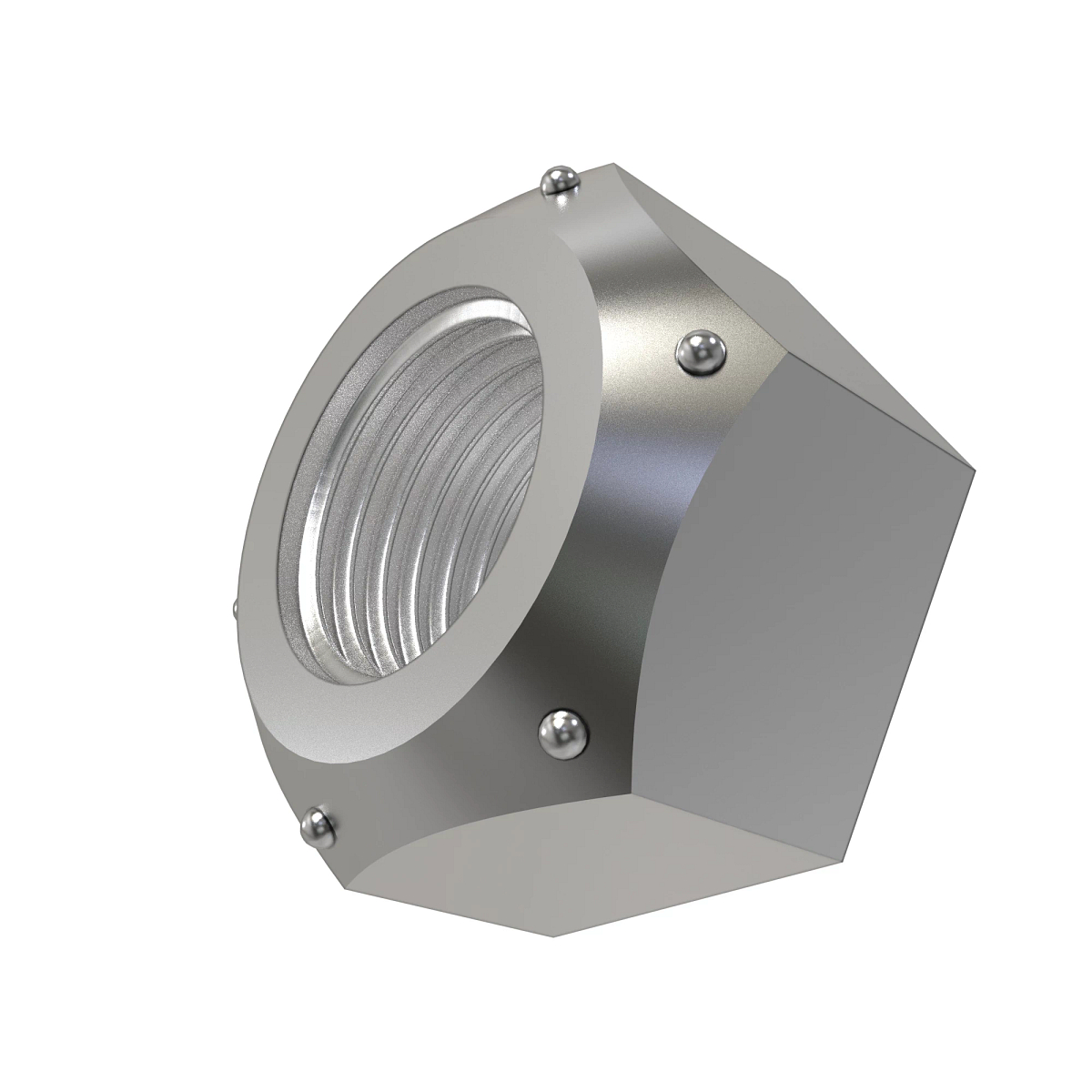 John Deere Hexagonal Lock Nut, 1/2" - UC29924