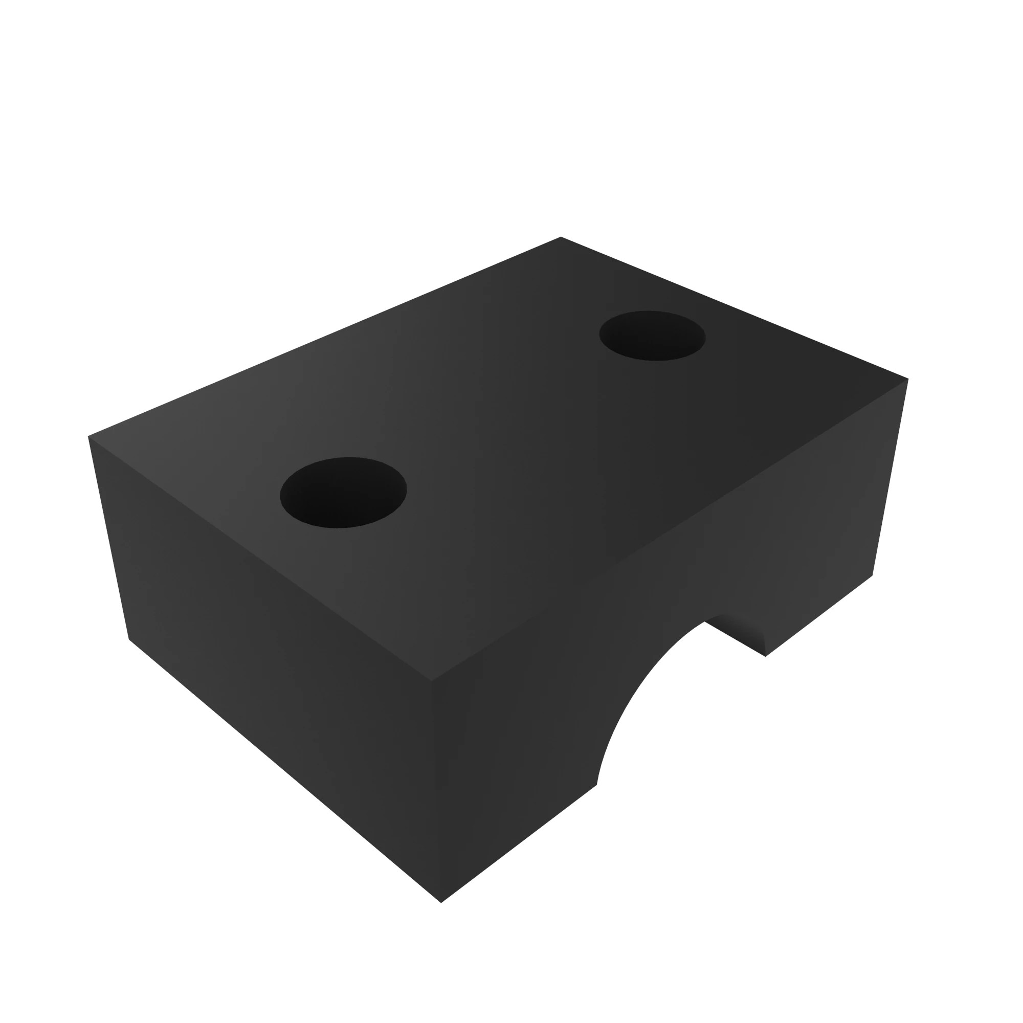 CLAMP, HALF BLOCK SINGLE, 16MM DIAM