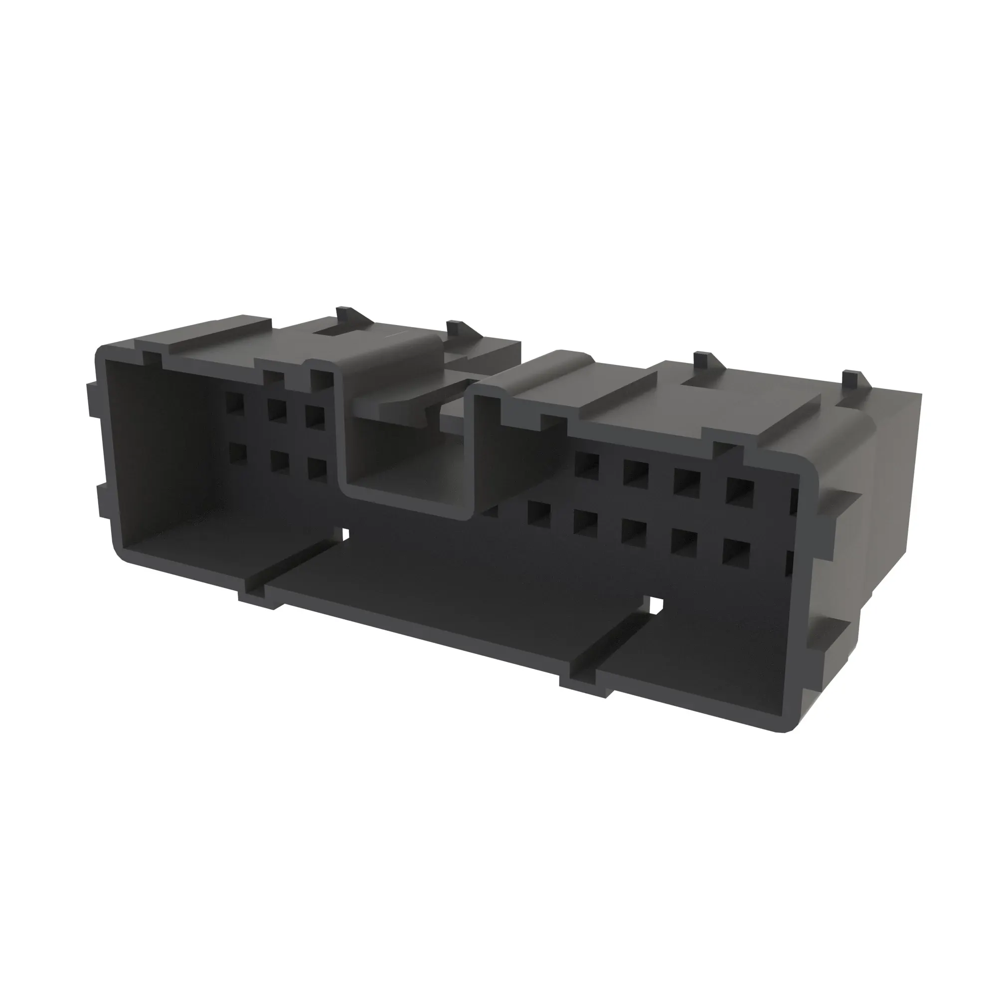John Deere Black Electrical Connector Housing, Cavities 23 - 57M8857