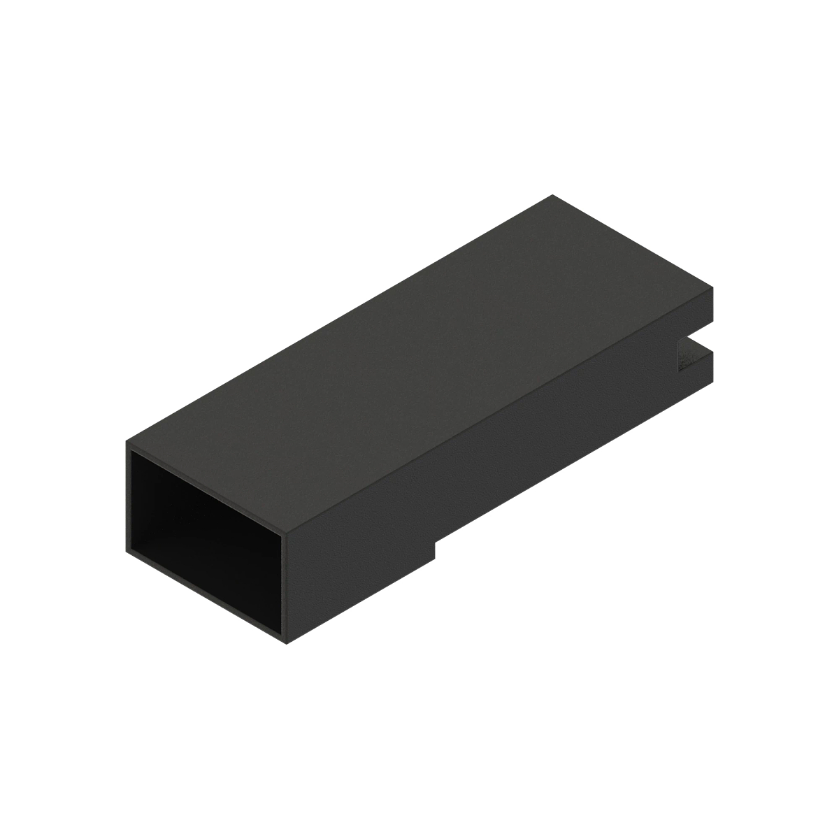 CONN TYCO FASTON 1W F BLK NYLON