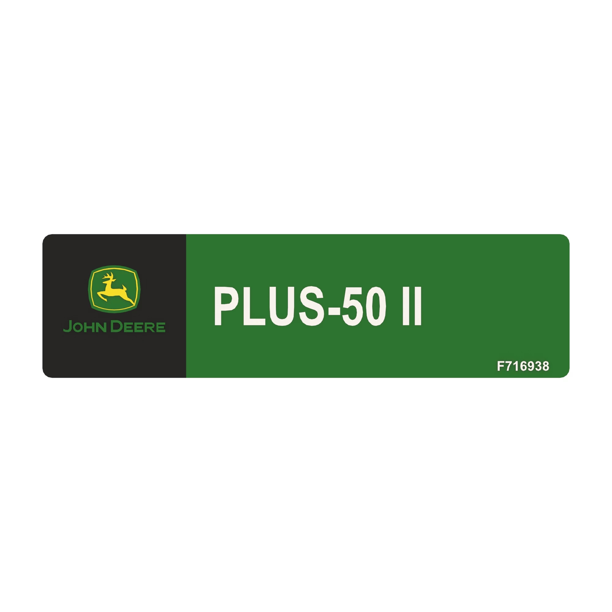 John Deere John Deere Motor Oil Label - F716938