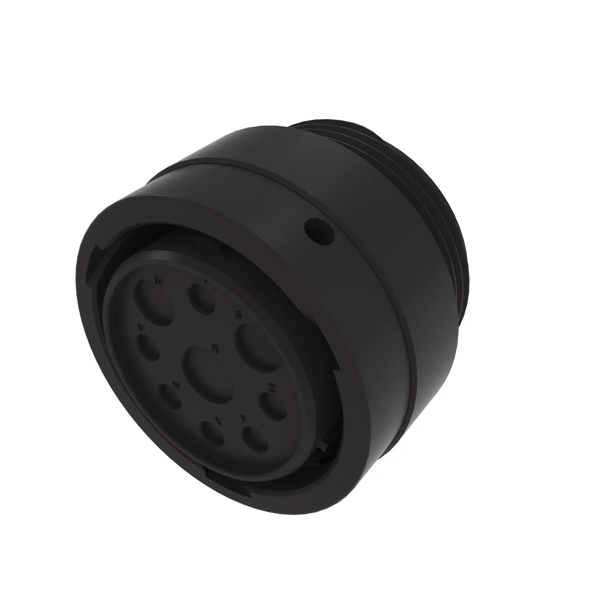 CONN DEUTSCH HDP20 9W FS BLK PLSTC