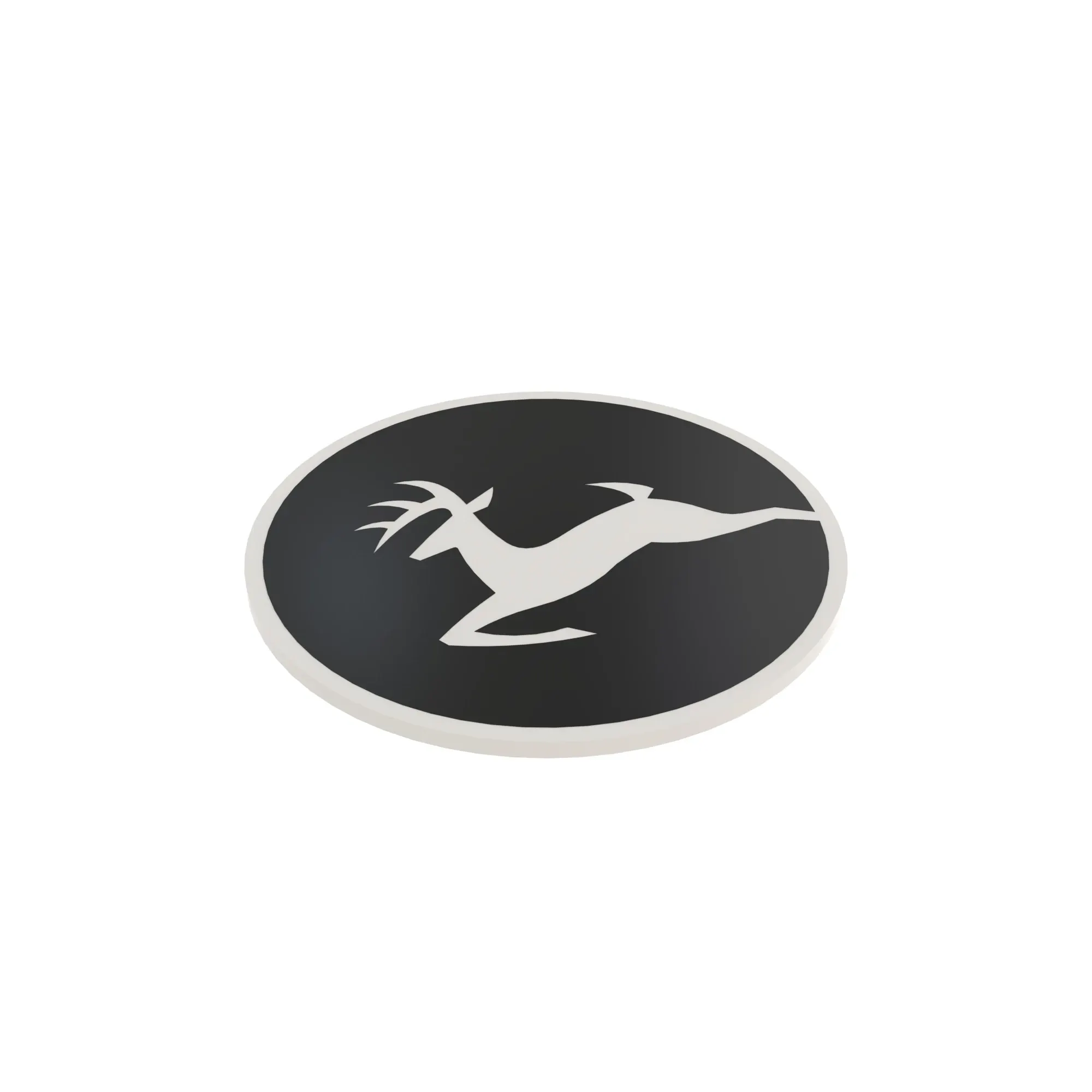 John Deere Leaping Deer Circular Label - JD5876
