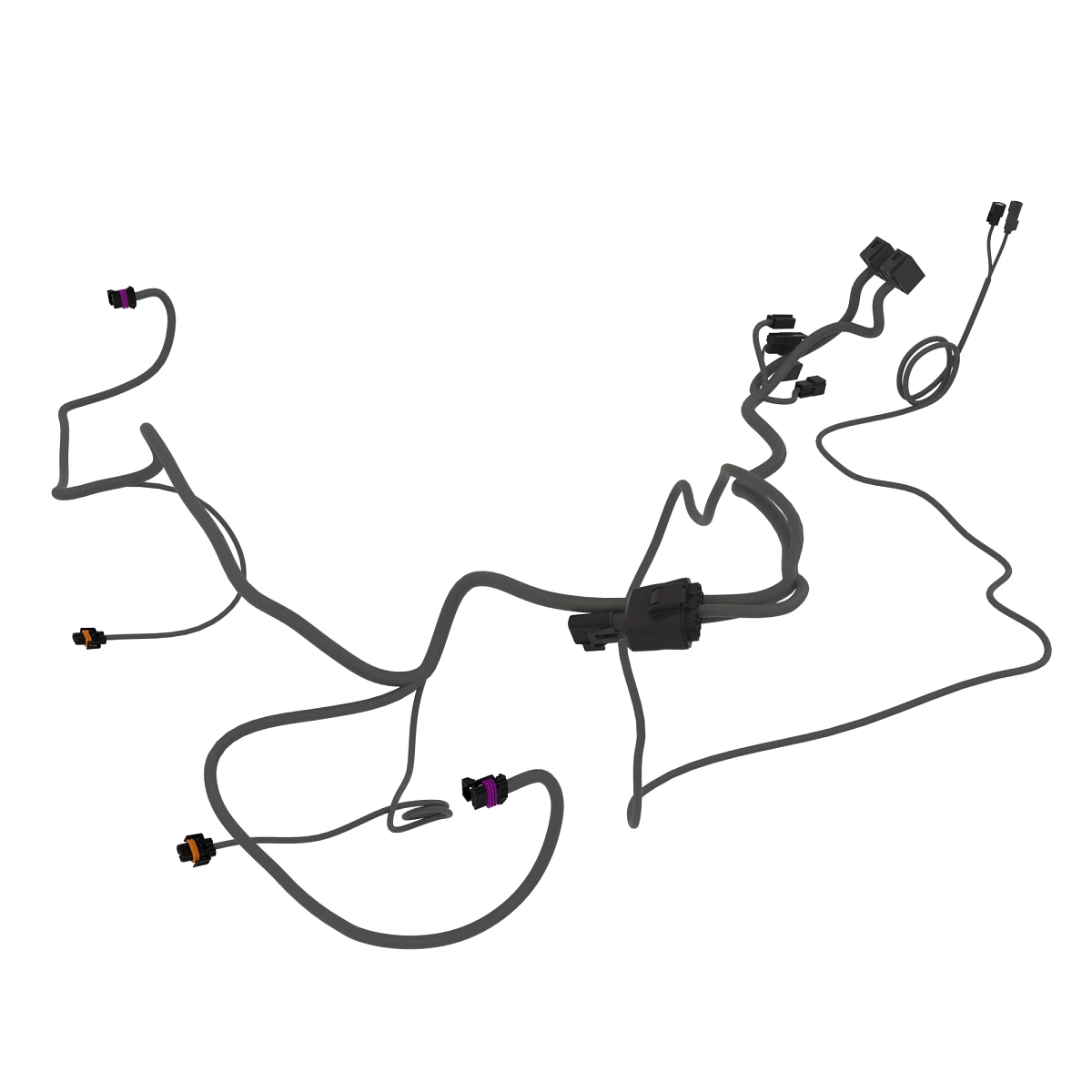Wiring Harness, Brush Guard & Dual