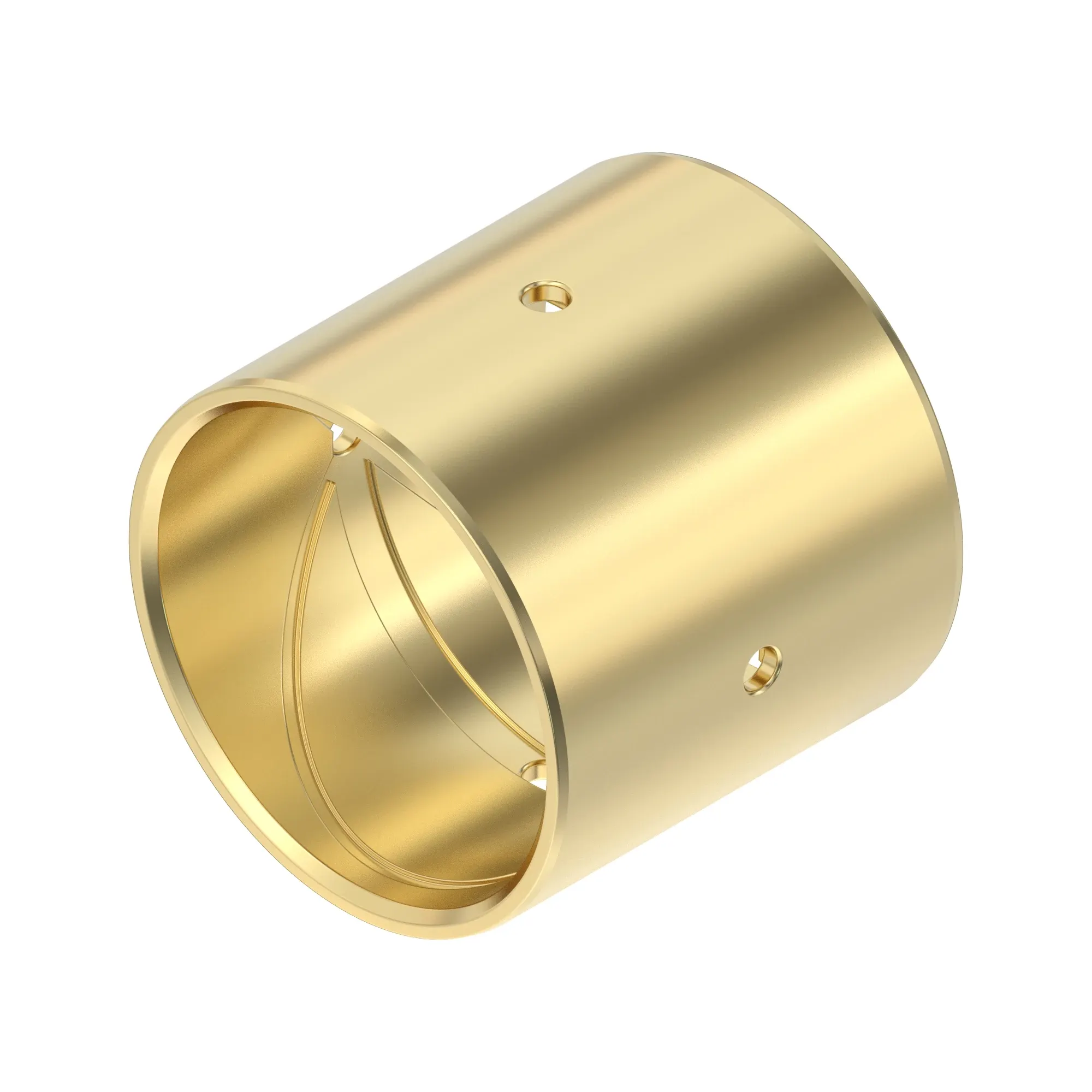 John Deere Cylindrical Alloy Bushing with Hole - AT252278