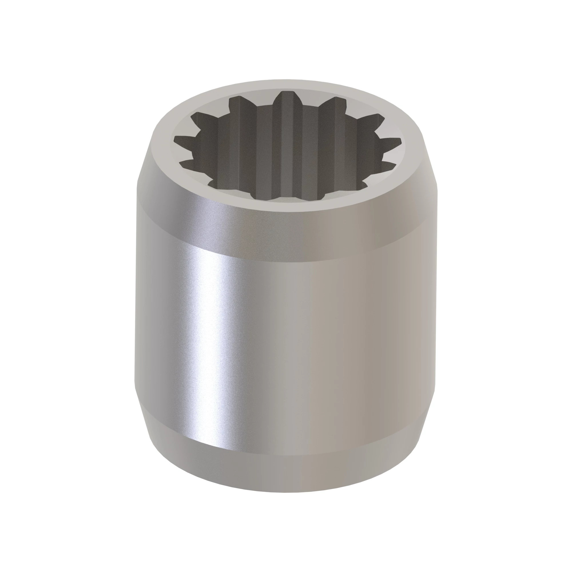 SPLINED COUPLING,ASSEMBLY WITH SNAP