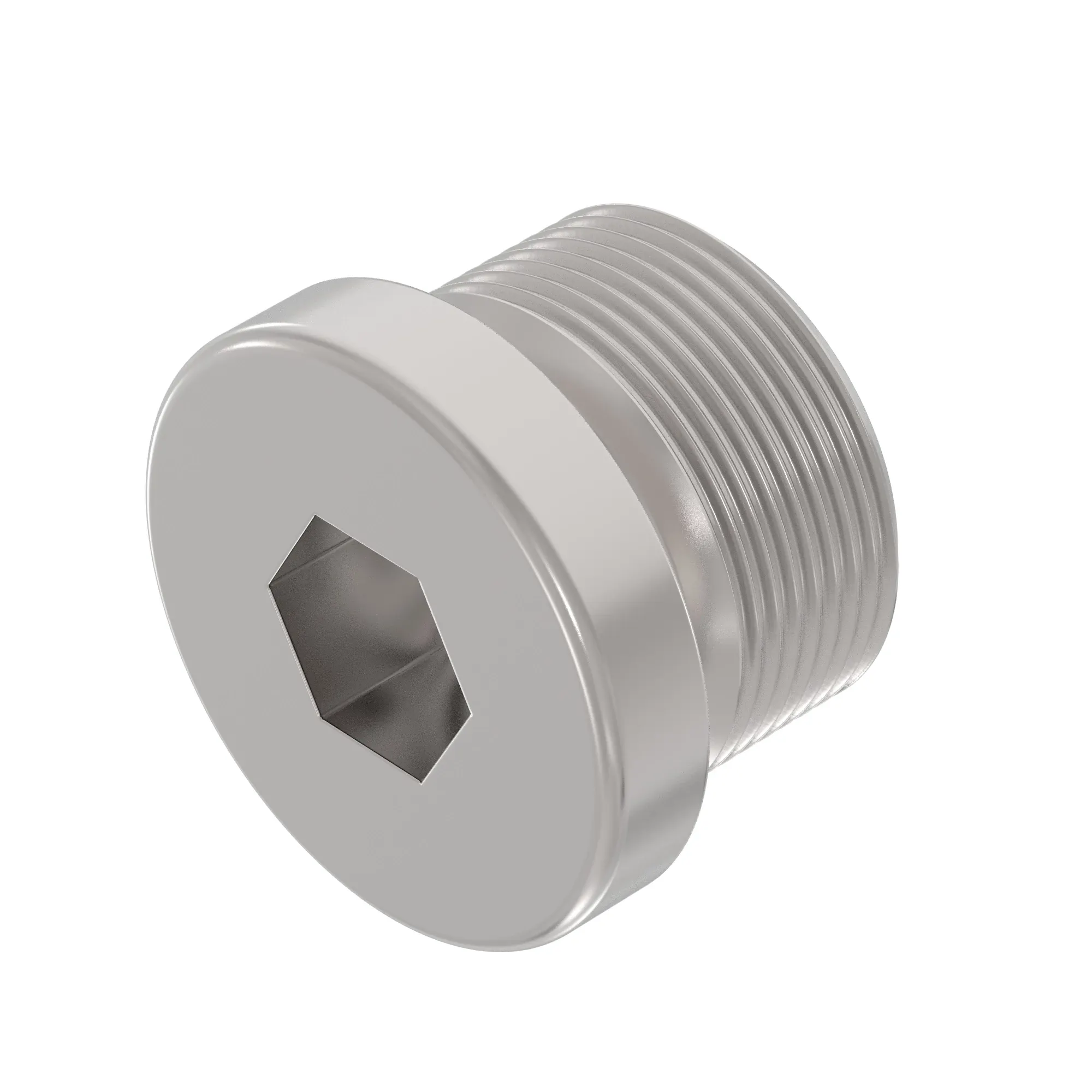 John Deere Straight Metric Thread-Recessed Drive Fitting Plug - HXE132132