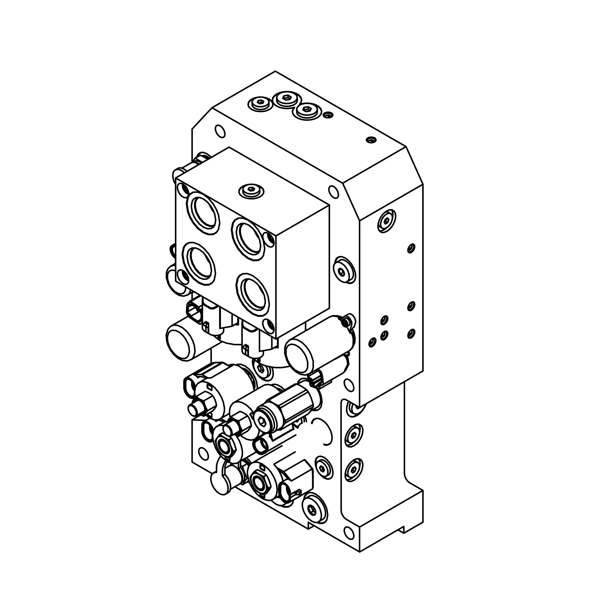 John Deere Front Suspension Valve Manifold - RE594358