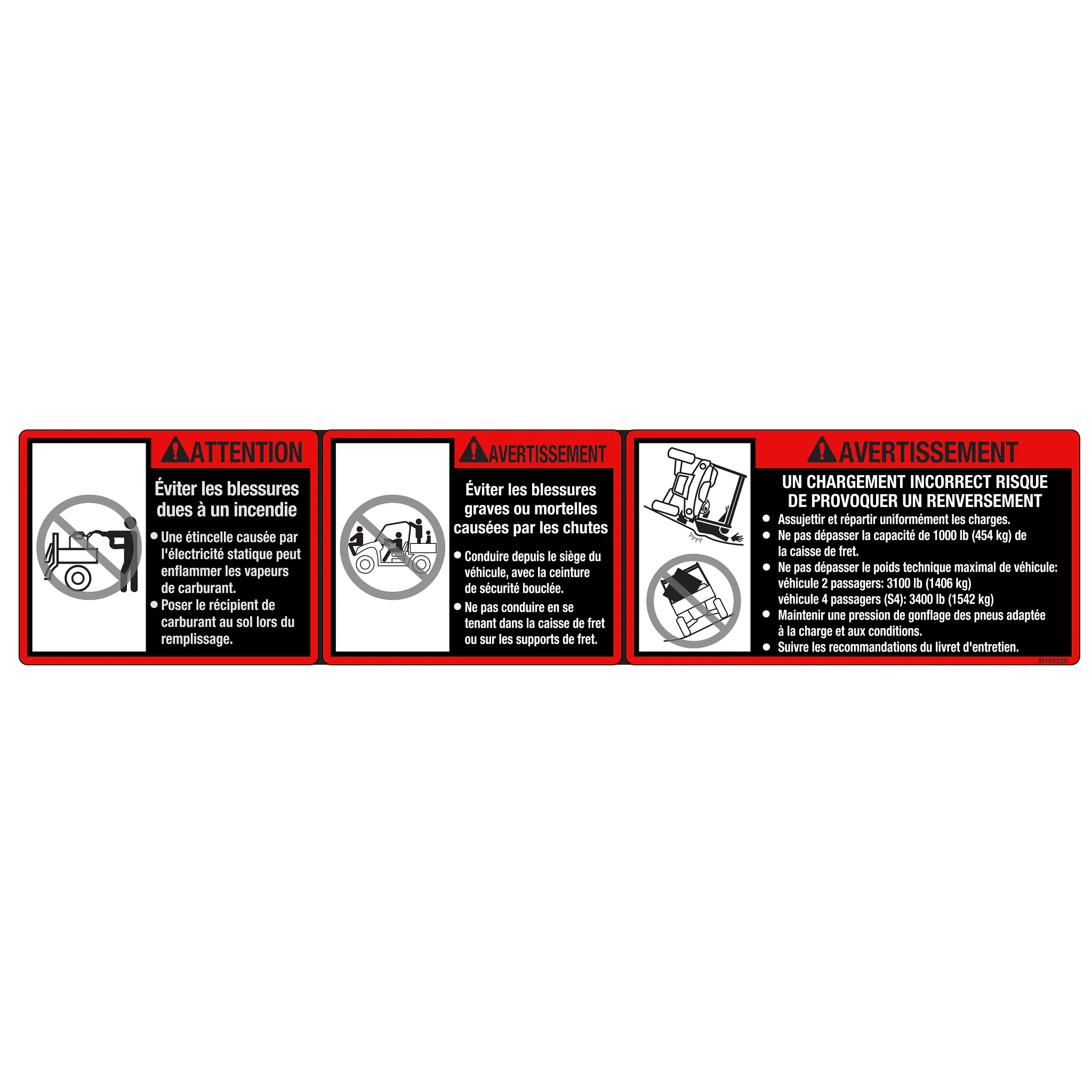 Label, Warning (French)