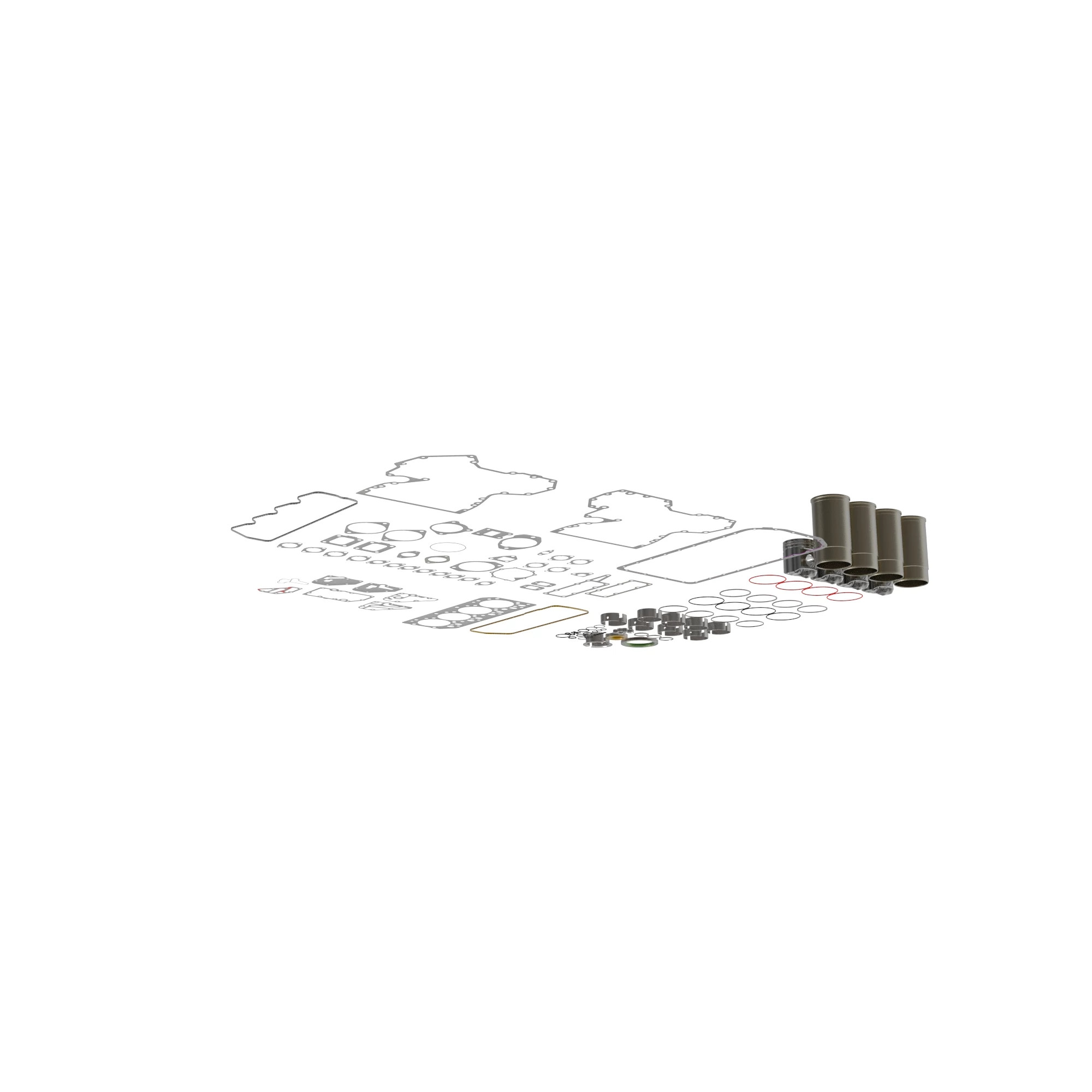 ENGINE OVERHAUL KIT,4CYL, 4V,