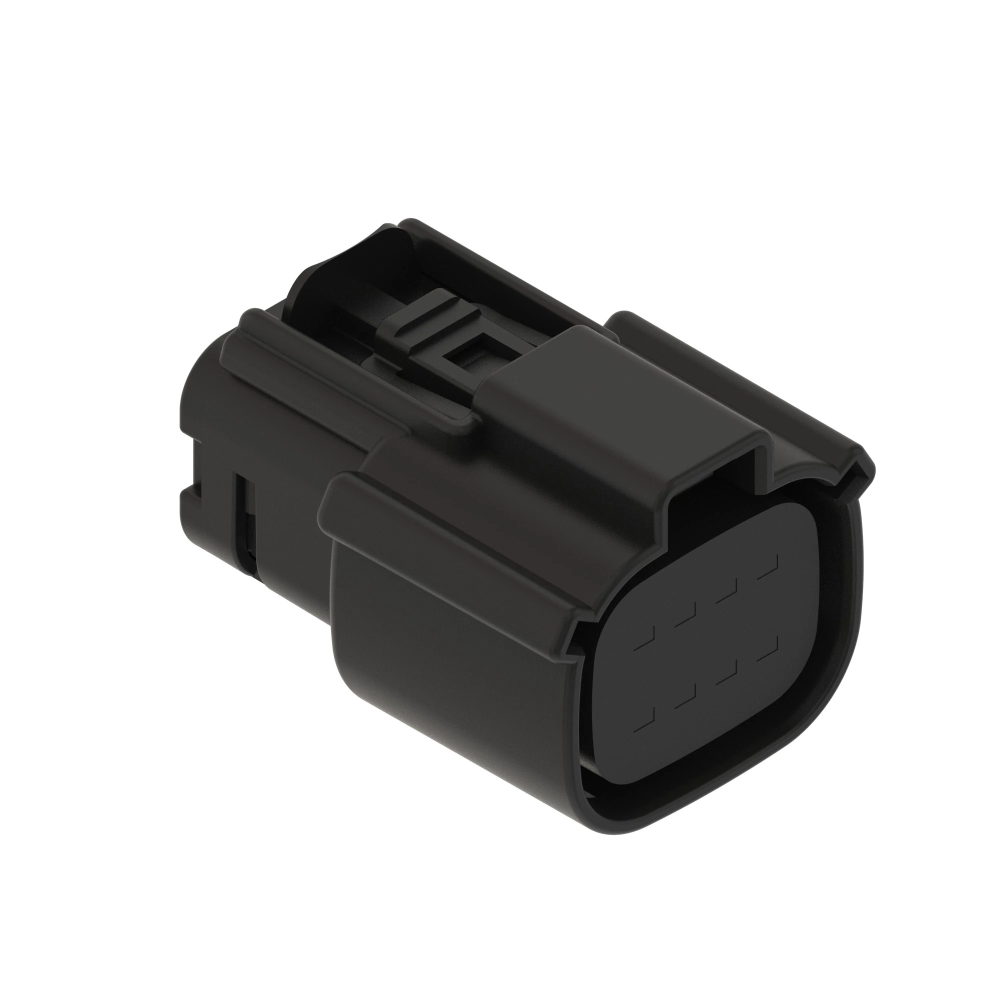 CONN MOLEX MX150 8W FS BLK PLSTC
