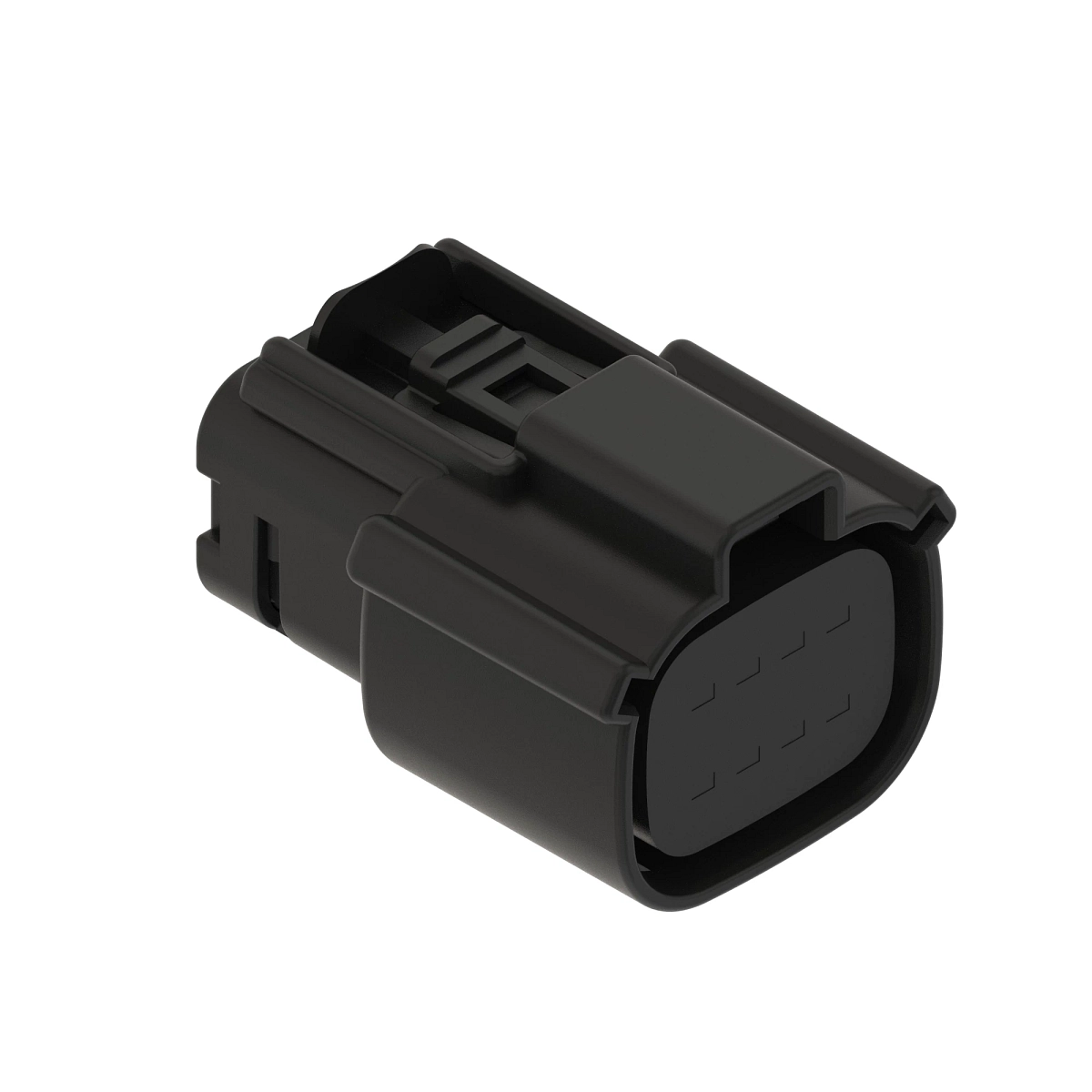 Conn Molex MX150 8W Fs Blk Plstc