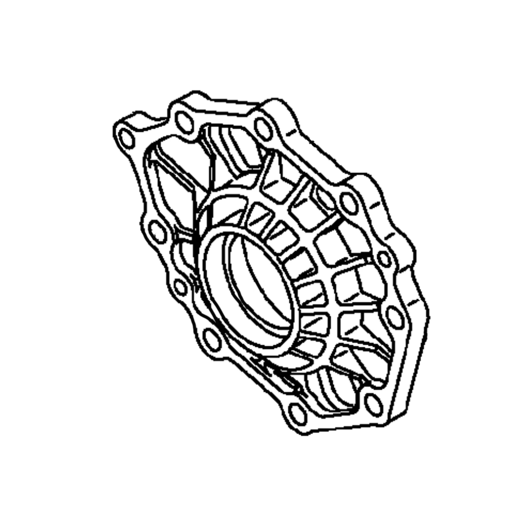 John Deere Rear Axle Housing, Left Side - LVU803677