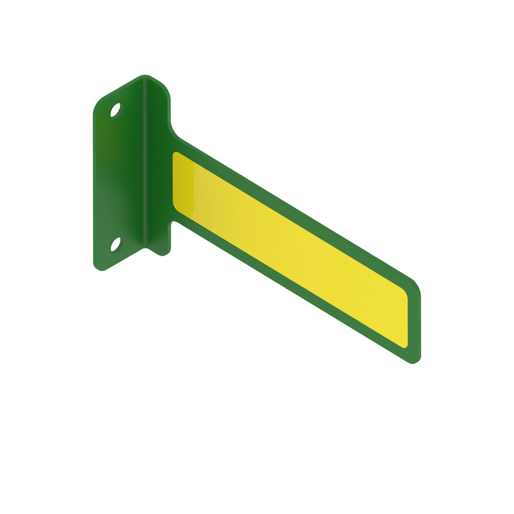 BRACKET, REFLECTIVE LABEL,YELLOW AS