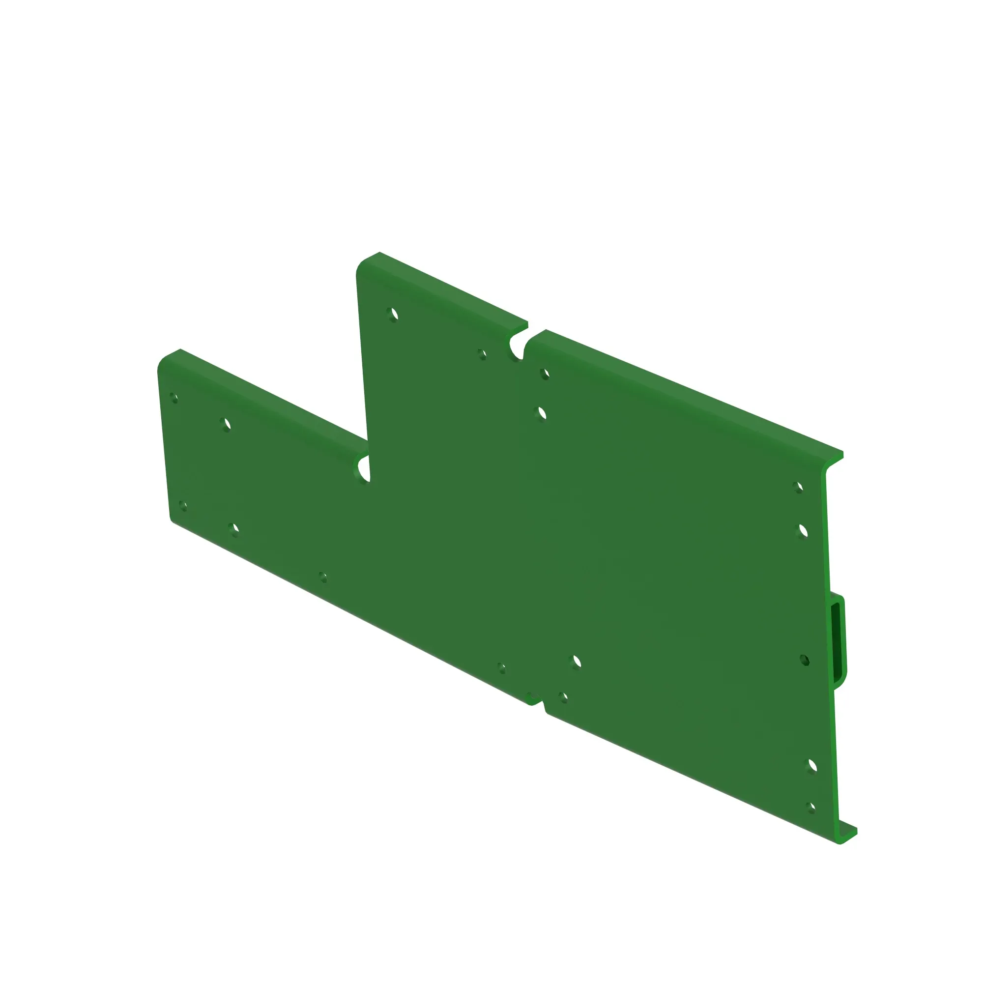 John Deere Right Side Outer Float Arm Skid Plate - AXE13539