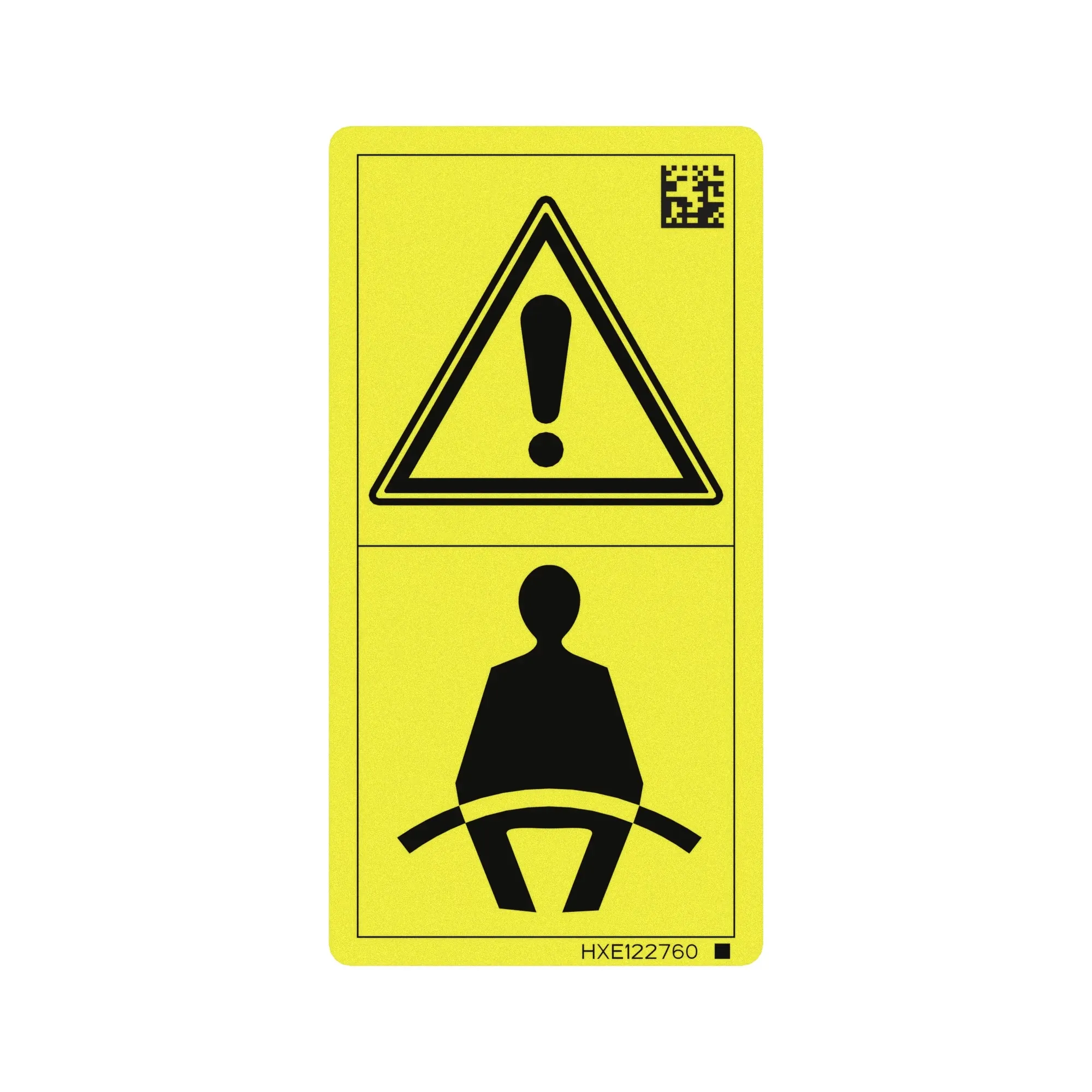 John Deere Safety Sign, Seat Belt Caution - HXE122760