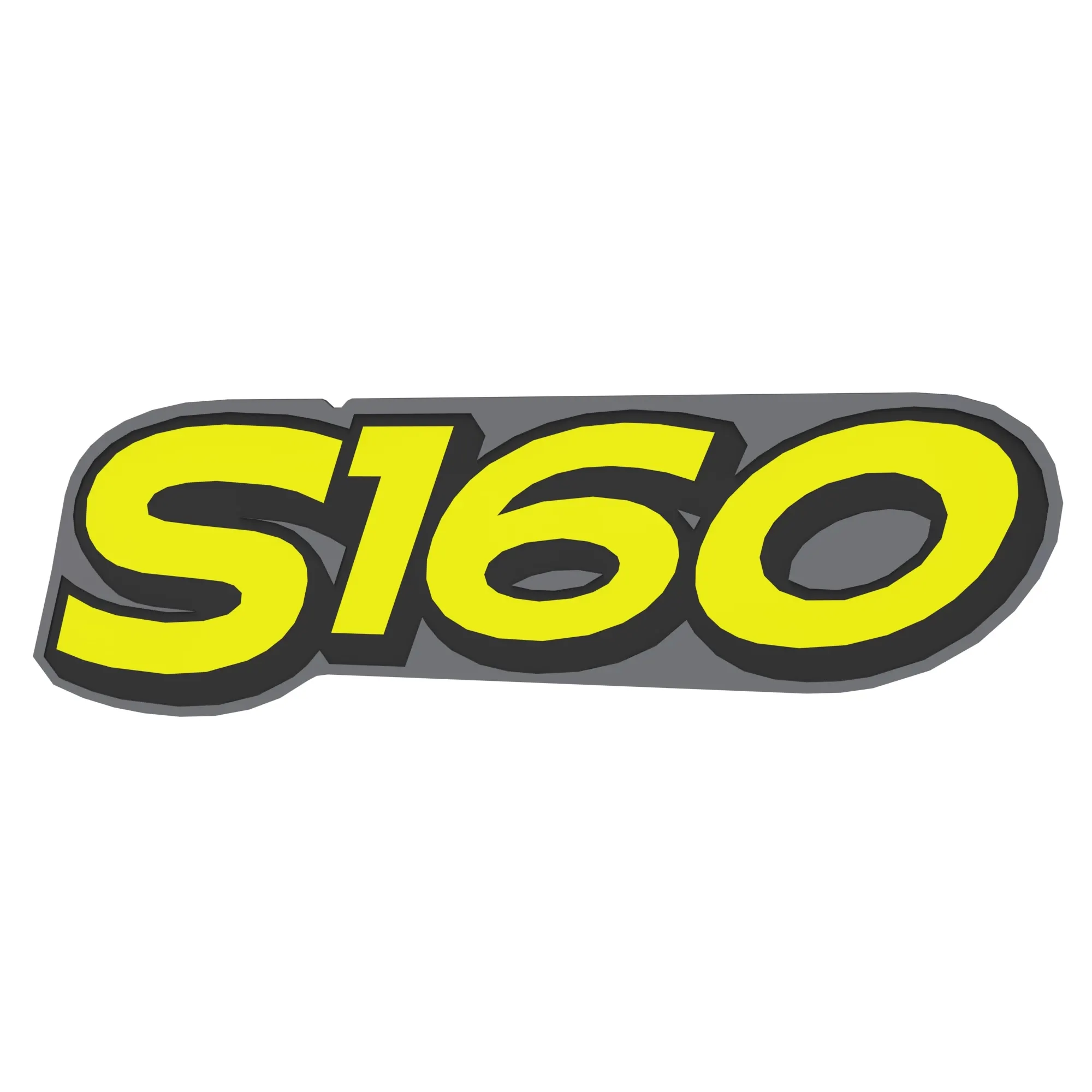 John Deere S160 Hood Label, Left Side - UC26388