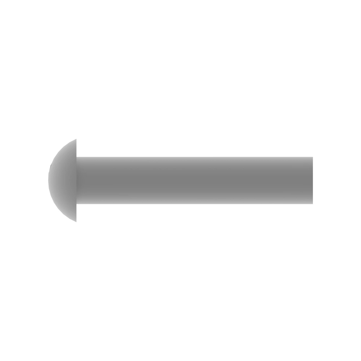 Rivet, Solid, Button Head