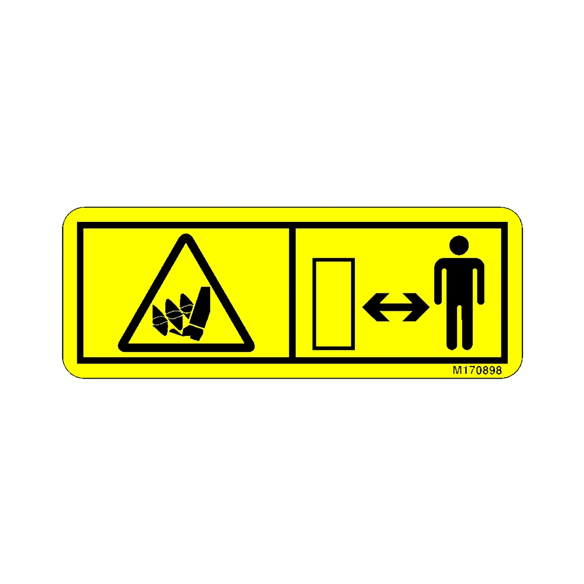 Label, Danger (Auger) Export