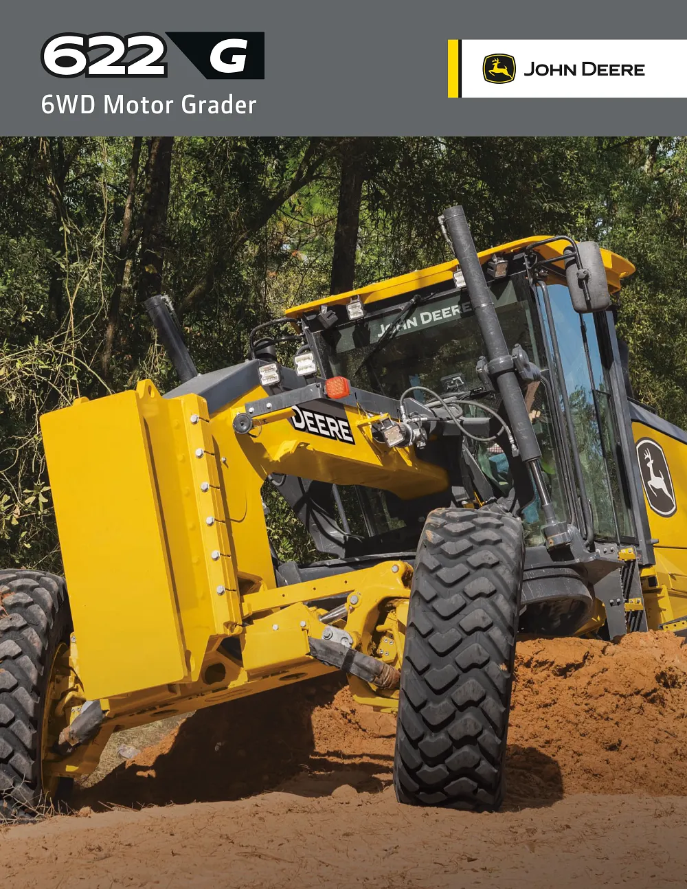 622 G-Tier 6WD Motor Grader Brochure cover
