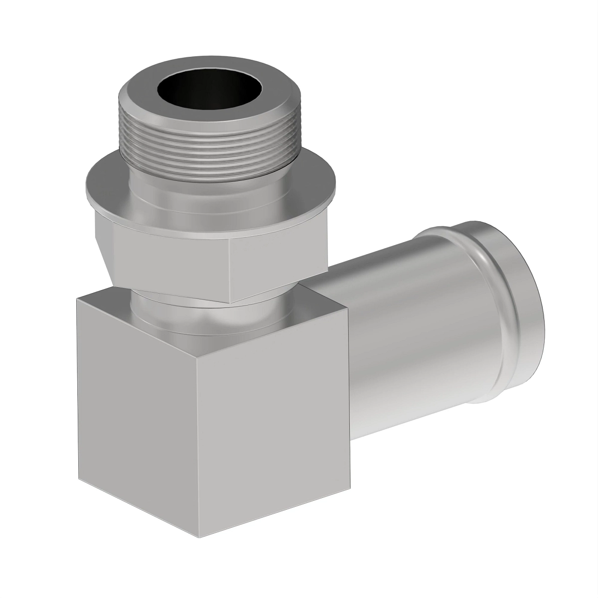 Eblow, Beaded Fitting -12 ORB to -1