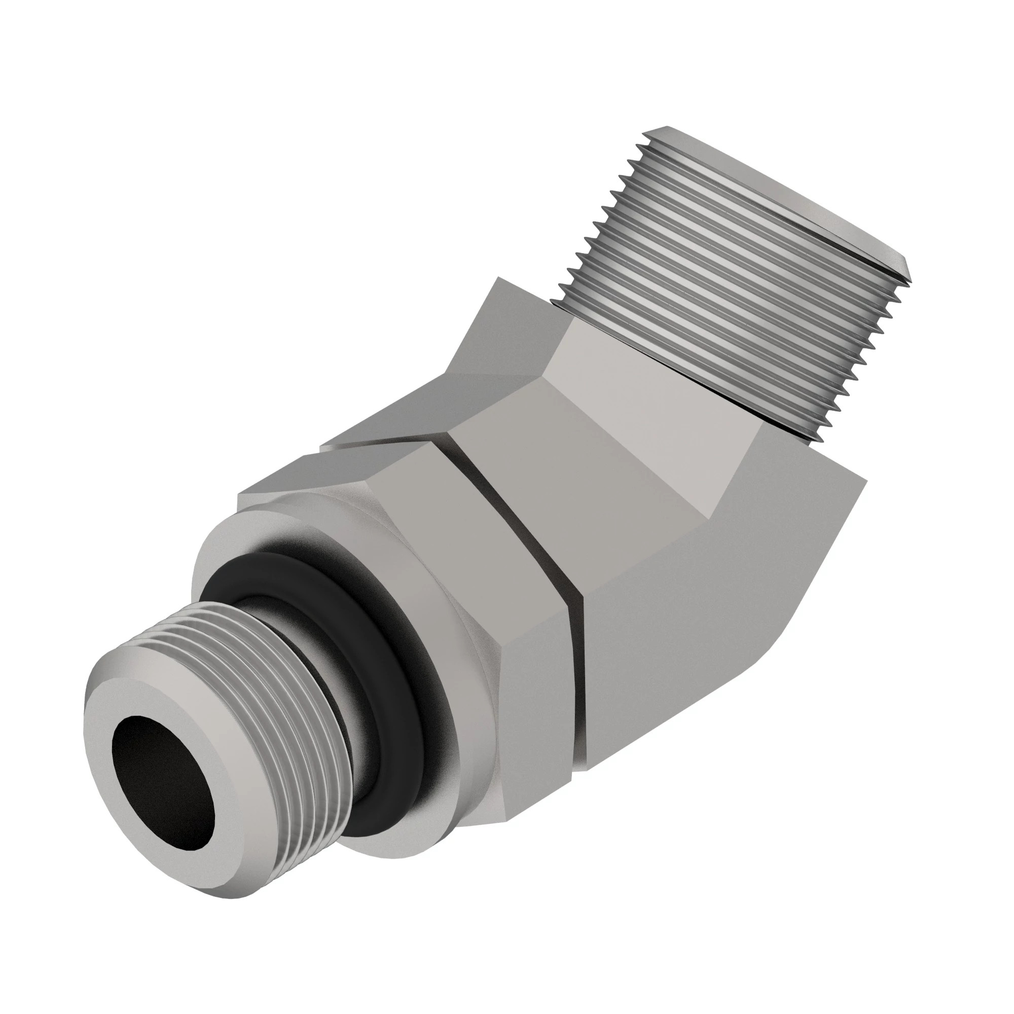 CONNECTOR, 45 DEG ELBOW ISO 8434-1