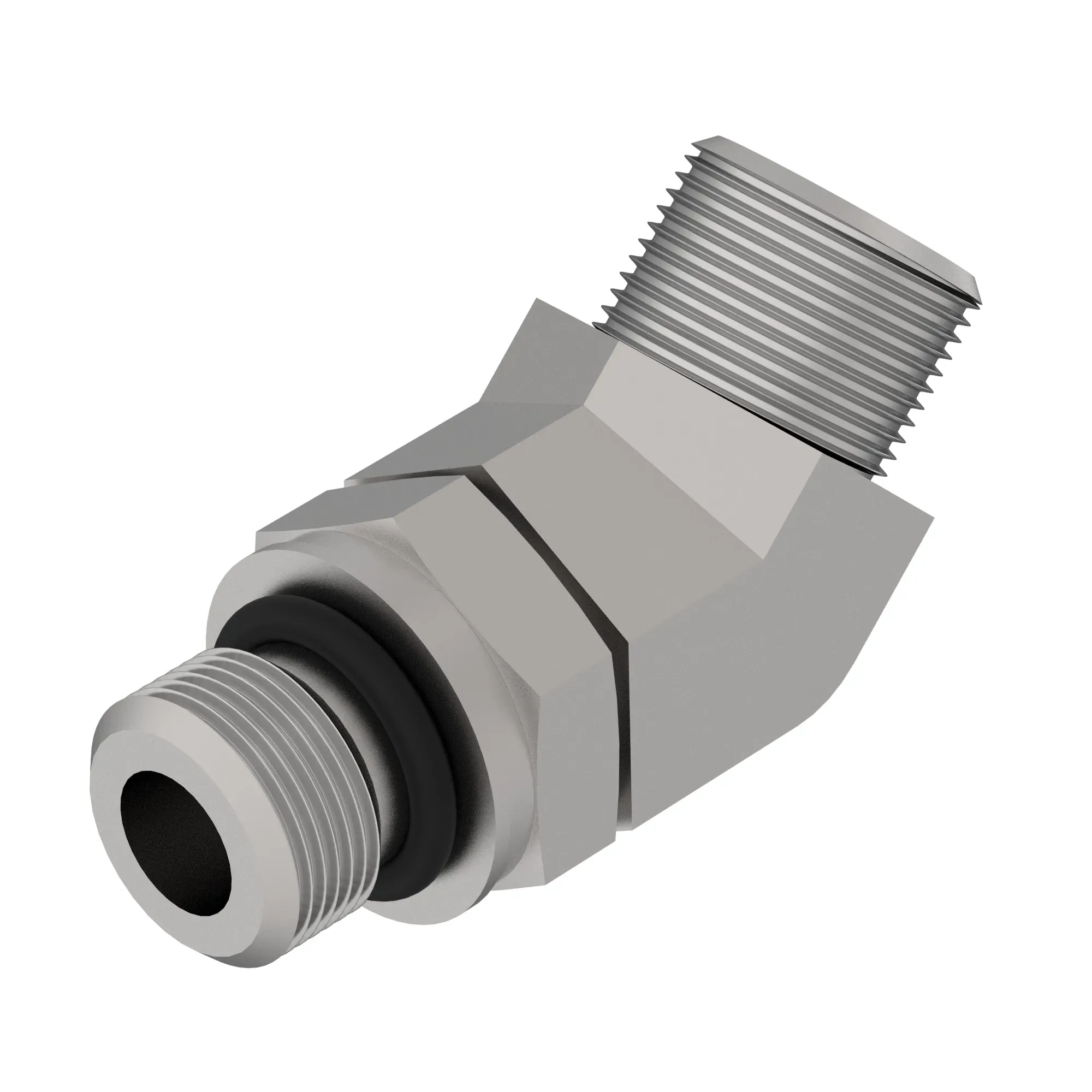 CONNECTOR, 45 DEG ELBOW ISO 8434-1