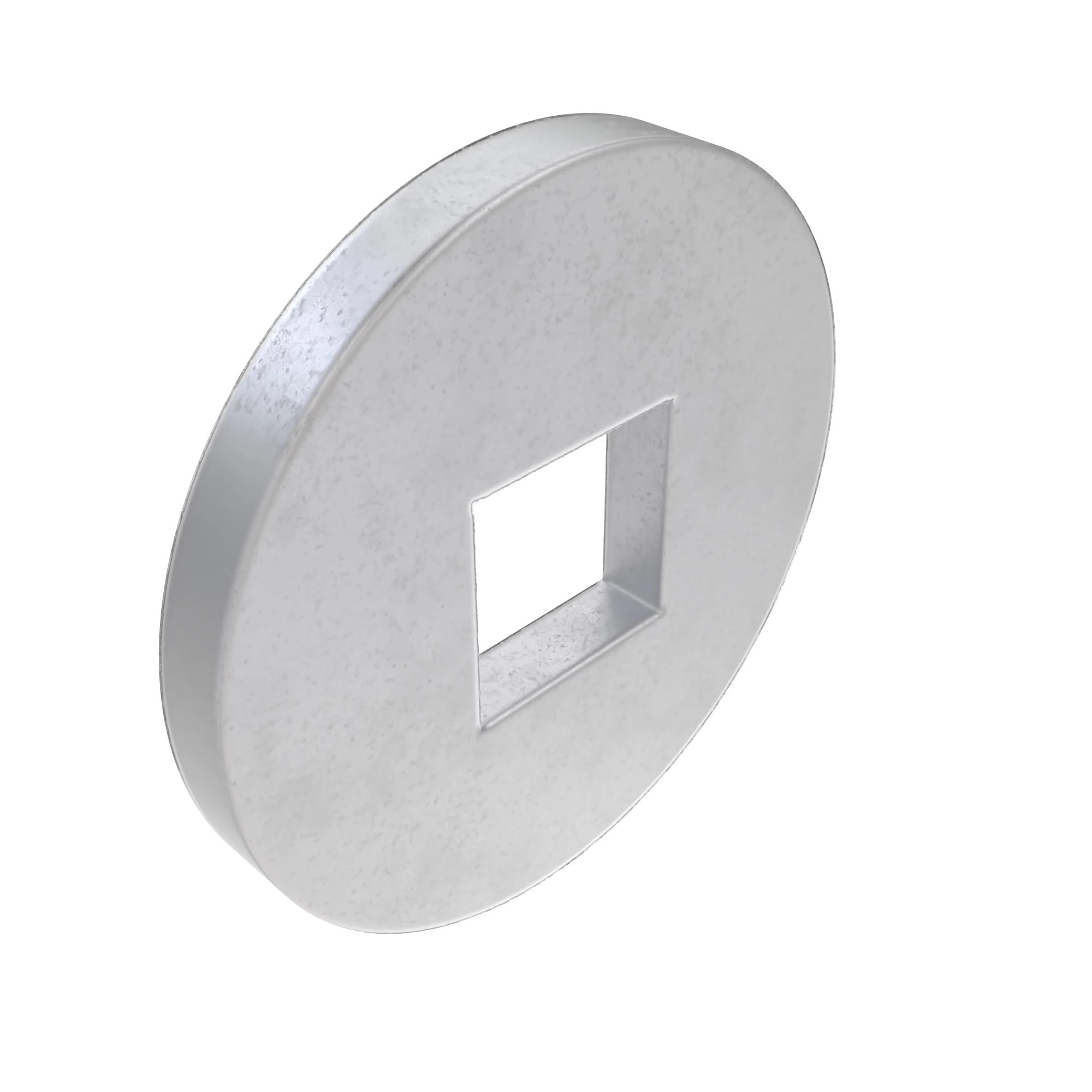 WASHER, METALLIC, SQUARE HOLE