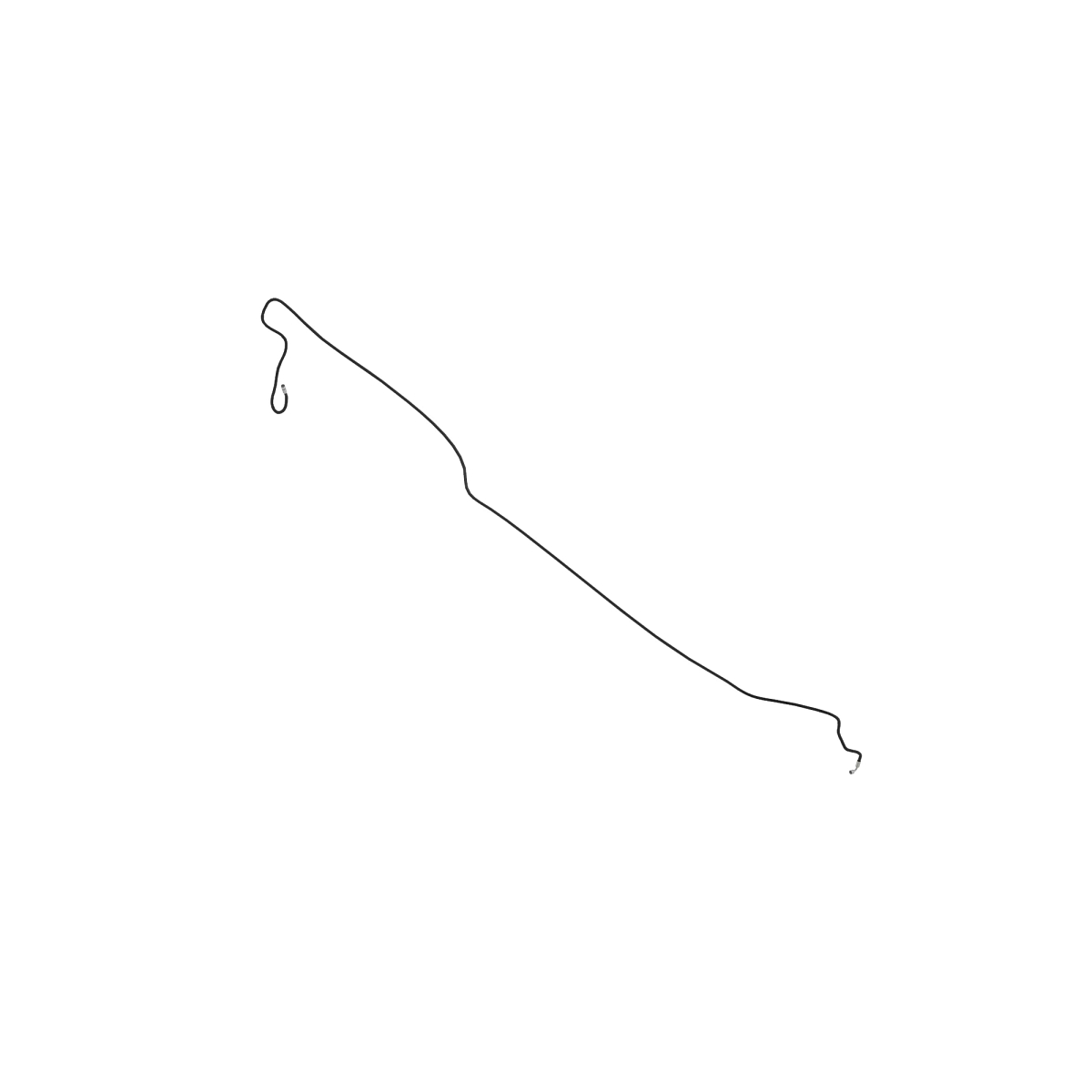 John Deere Hydraulic Hose - LCA104333