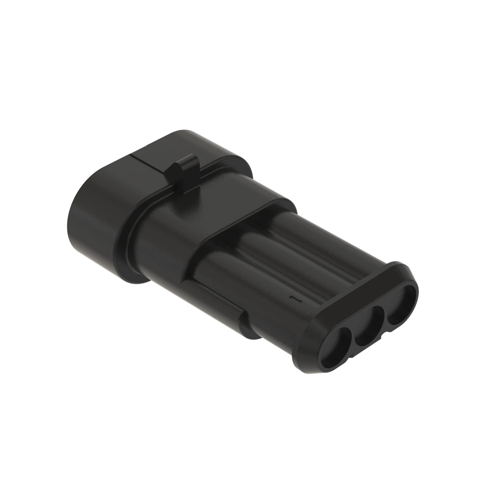 CONN TYCO SS1.5 3W MS BLK PLSTC