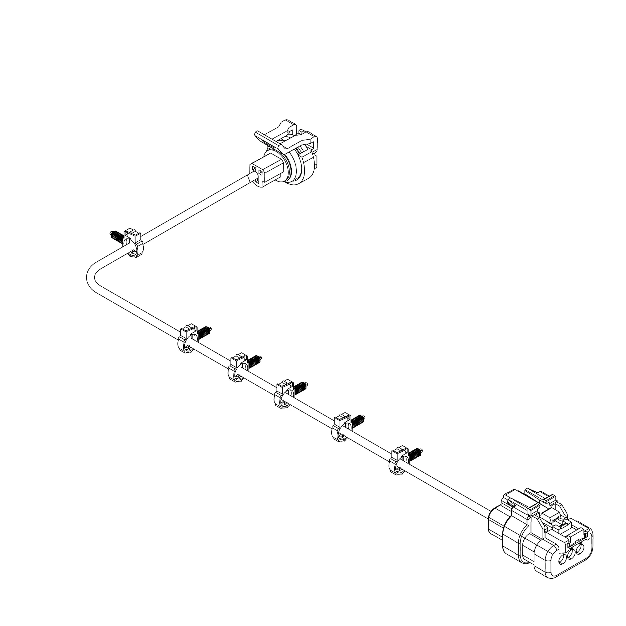 John Deere Track Tension Sensor Wiring Harness - RE270867