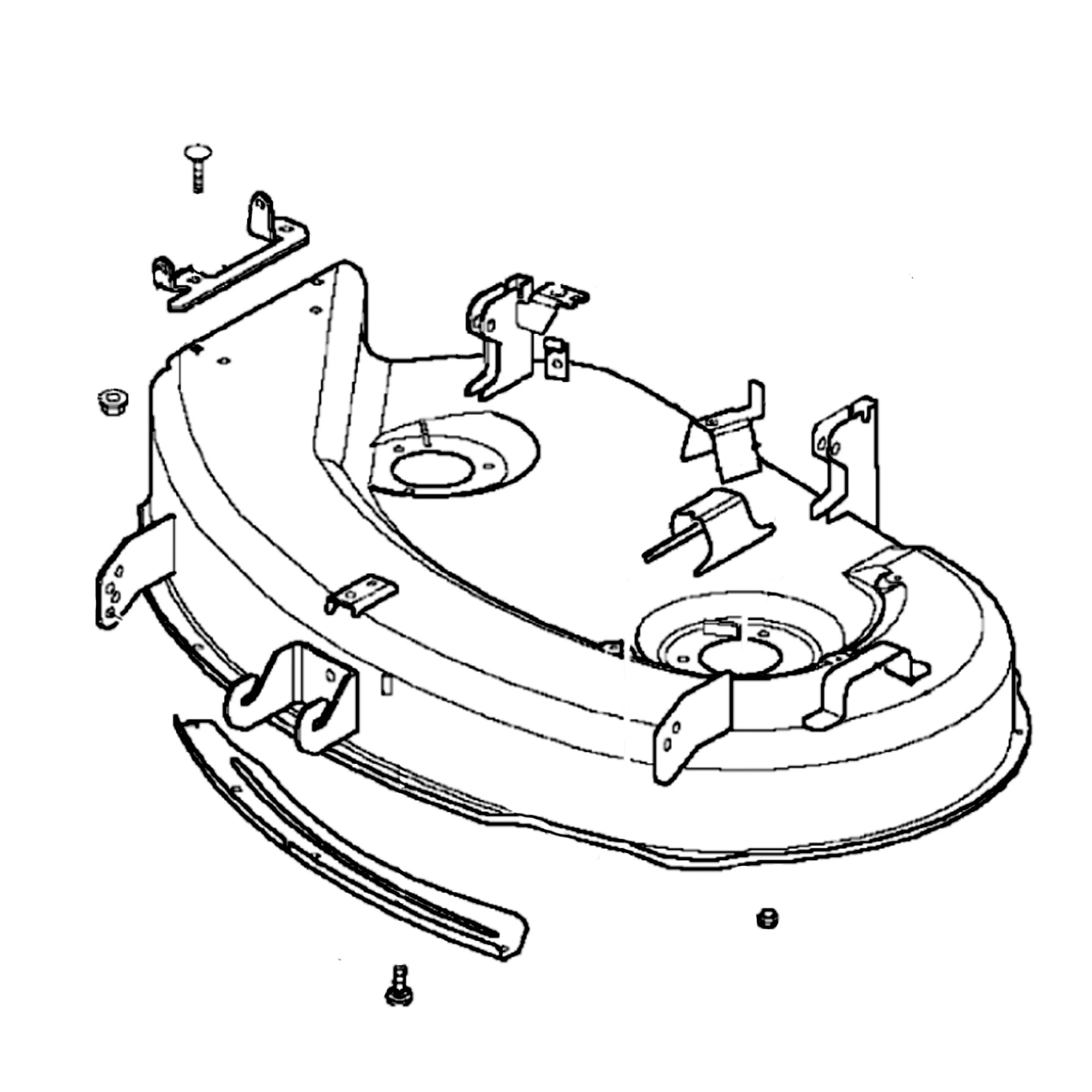 John Deere Mower Deck - AM135649