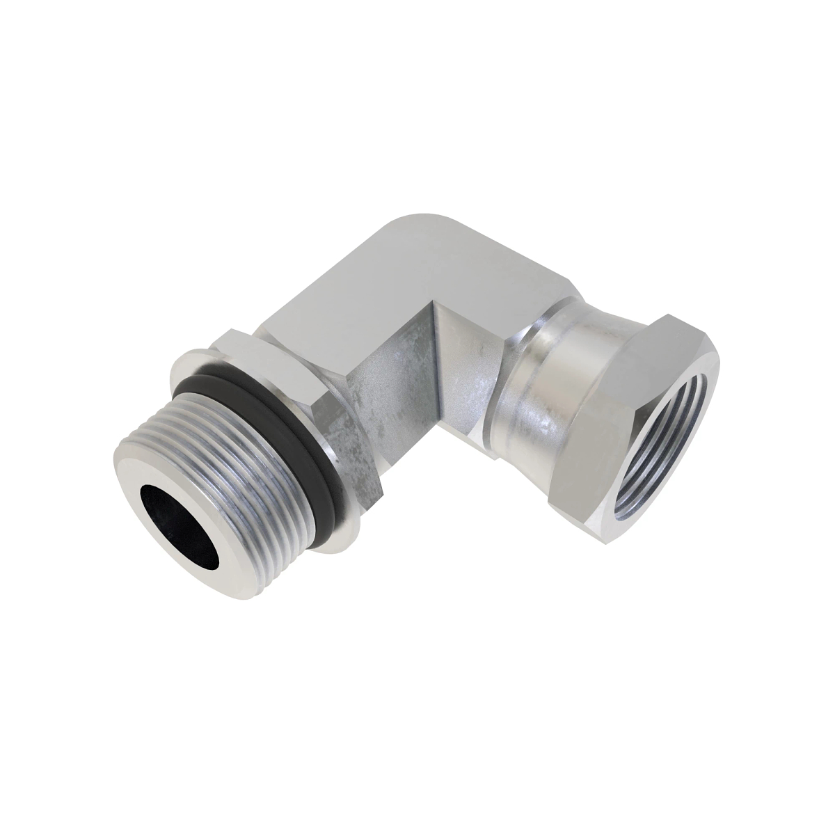 John Deere Male to Female 90 Degree Swivel Cone Fitting - AU11752