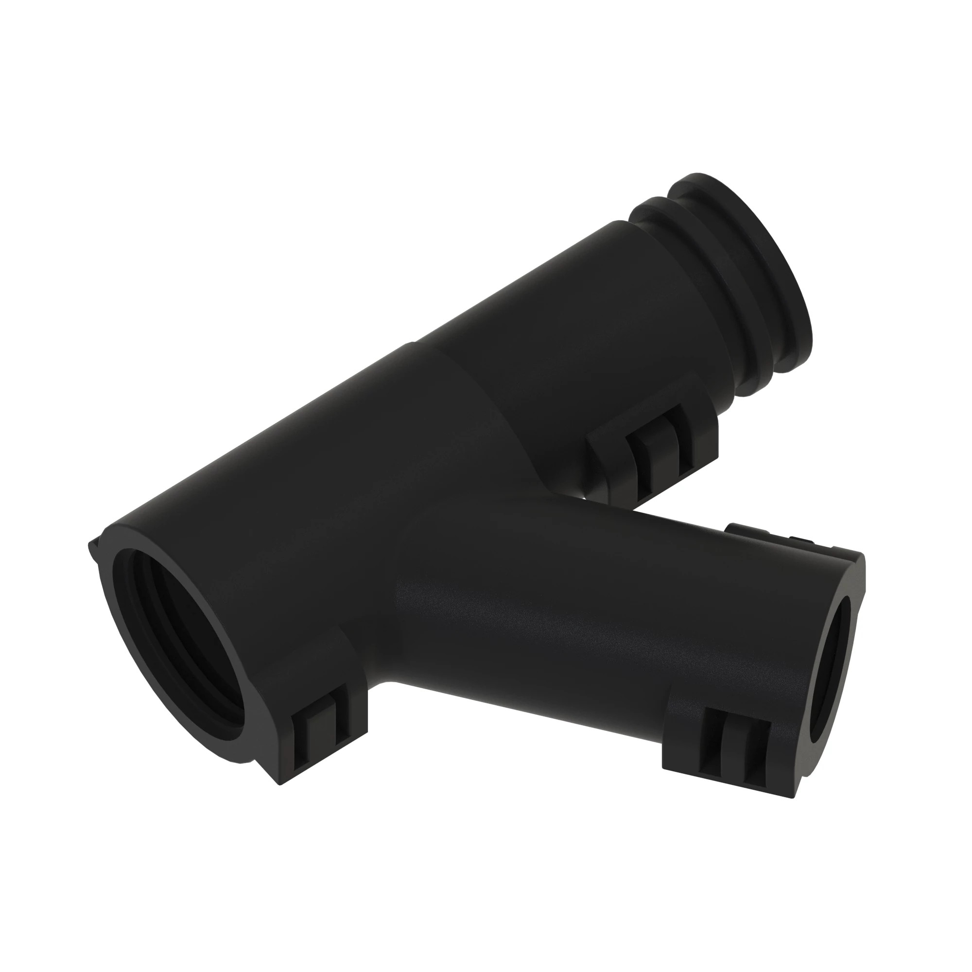 SCHLEMMER Y-MANIFOLD BLACK PLSTC