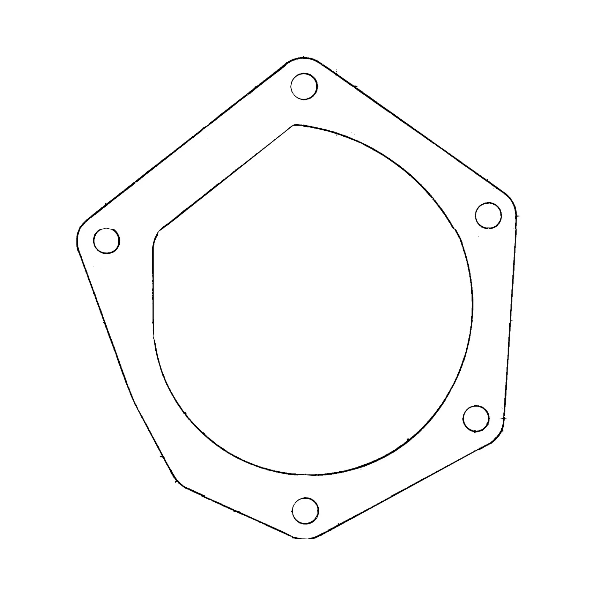 John Deere Power Unit Water Pump Assembly Gasket - T23128