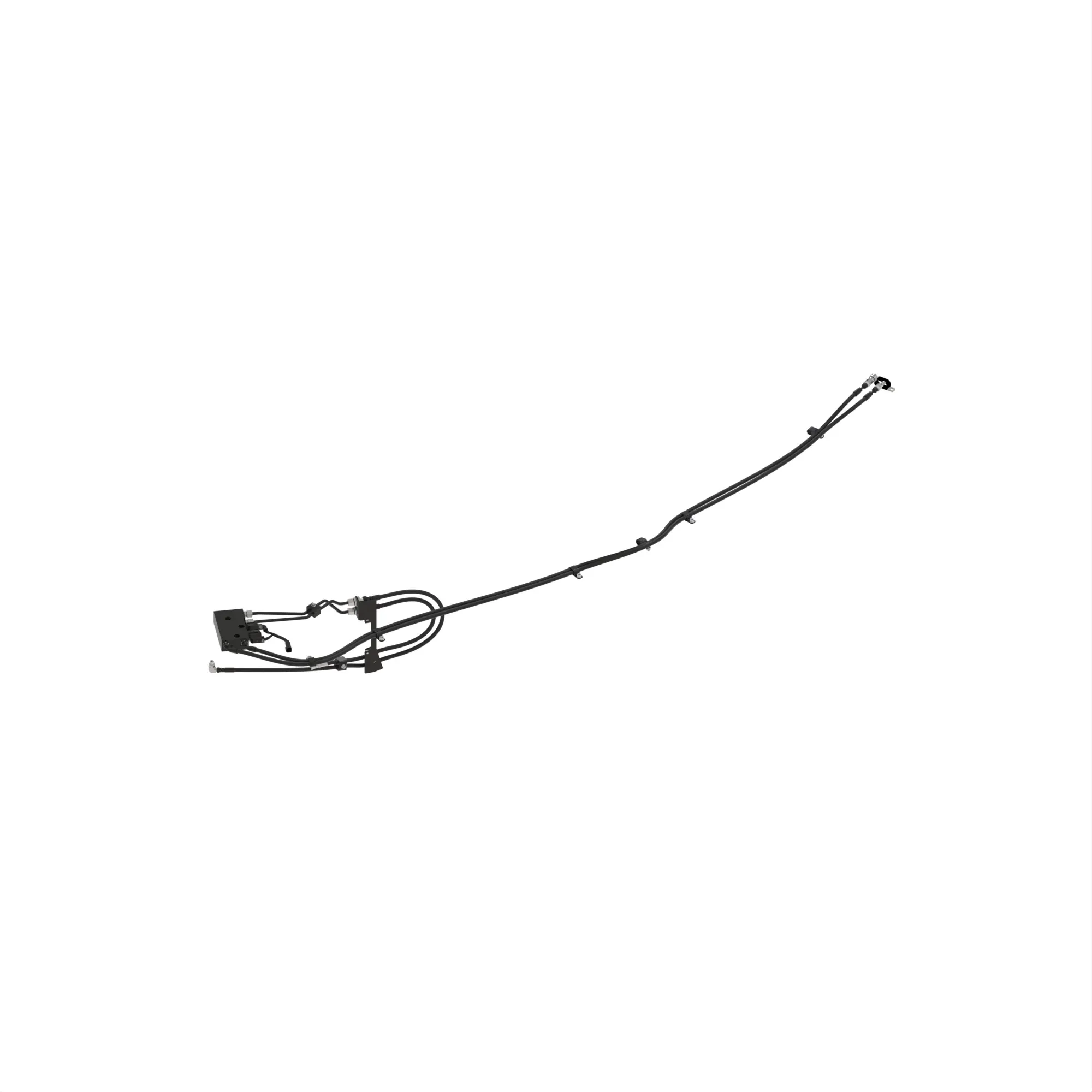John Deere Spout Extension Attachment with Folding System for 12-Row Header - BXE10841