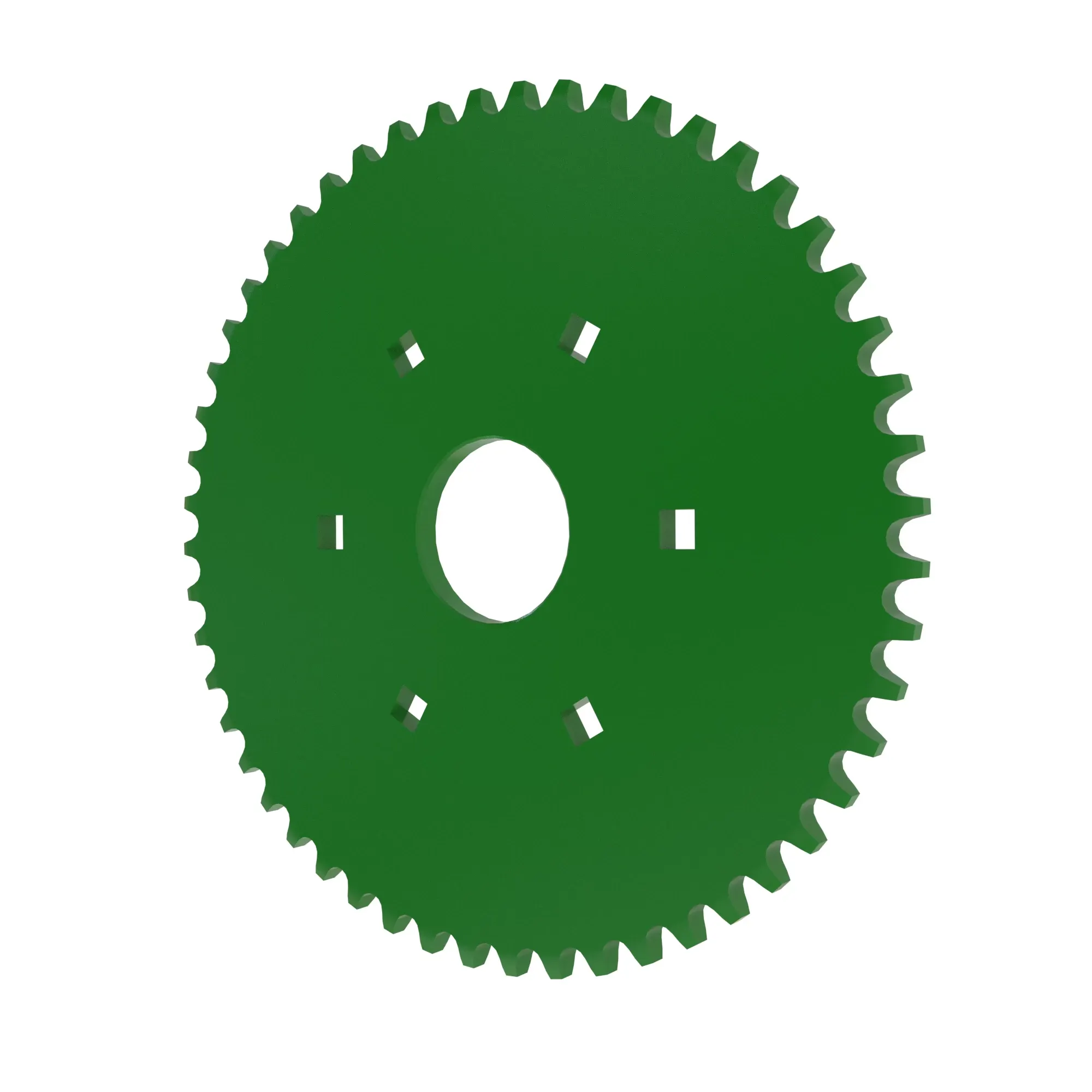John Deere Auger Drive Chain Roller Sprocket, 52 Teeth - H172122