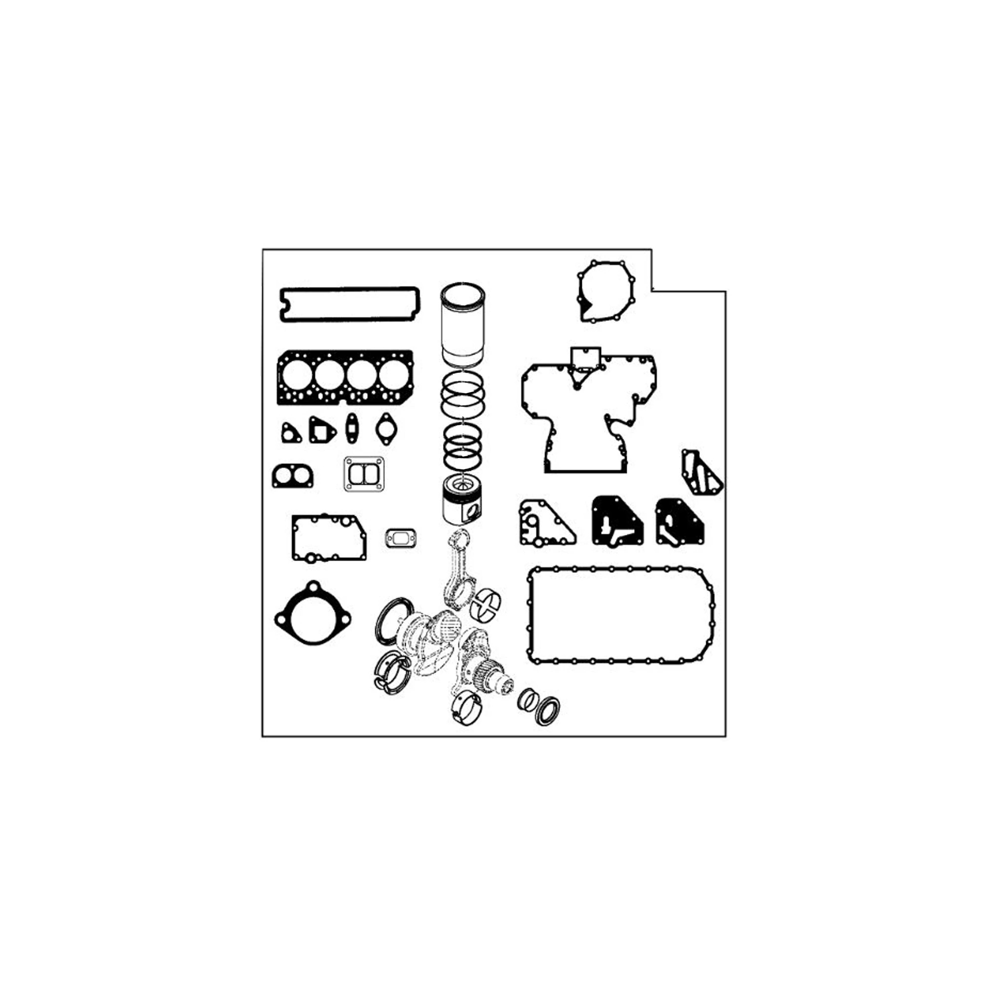 John Deere Engine Overhaul Kit - RE527299
