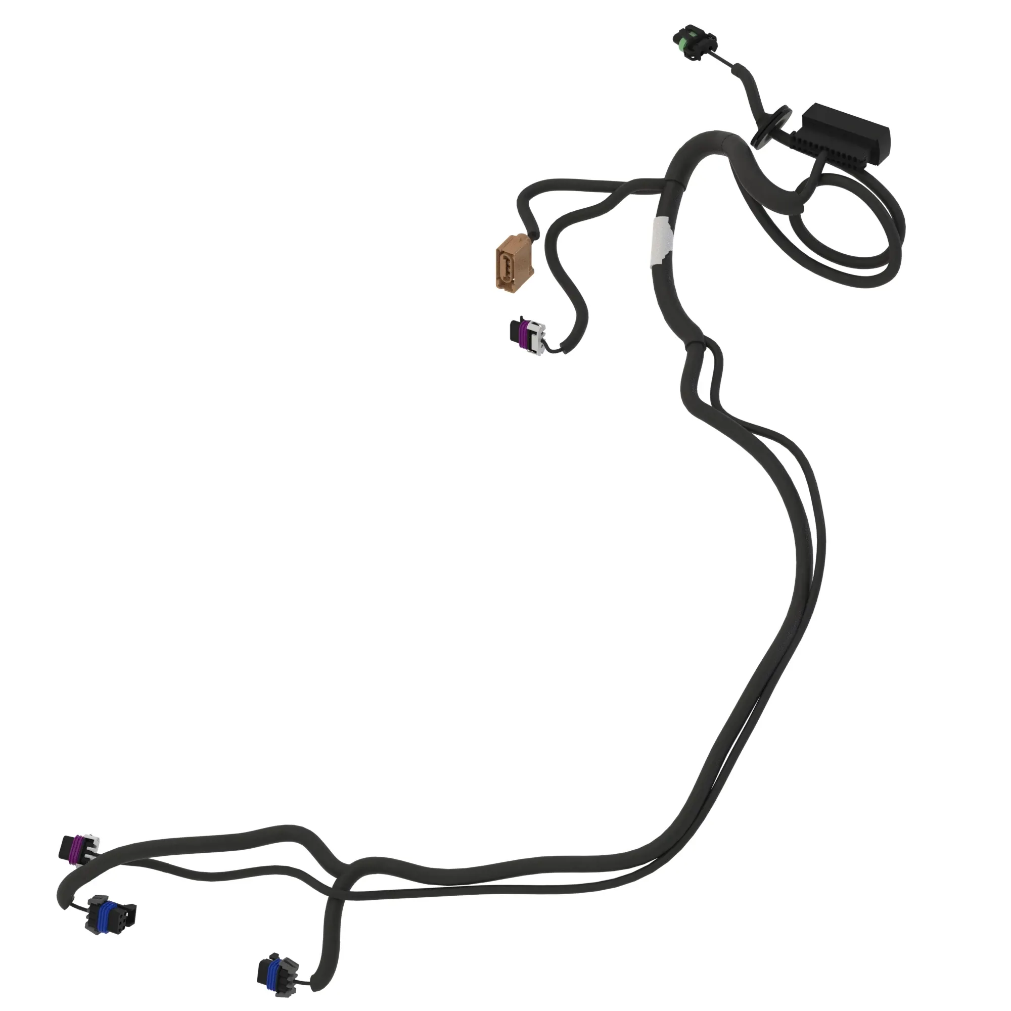 John Deere Fender Left Adapter Wiring Harness - AL240373