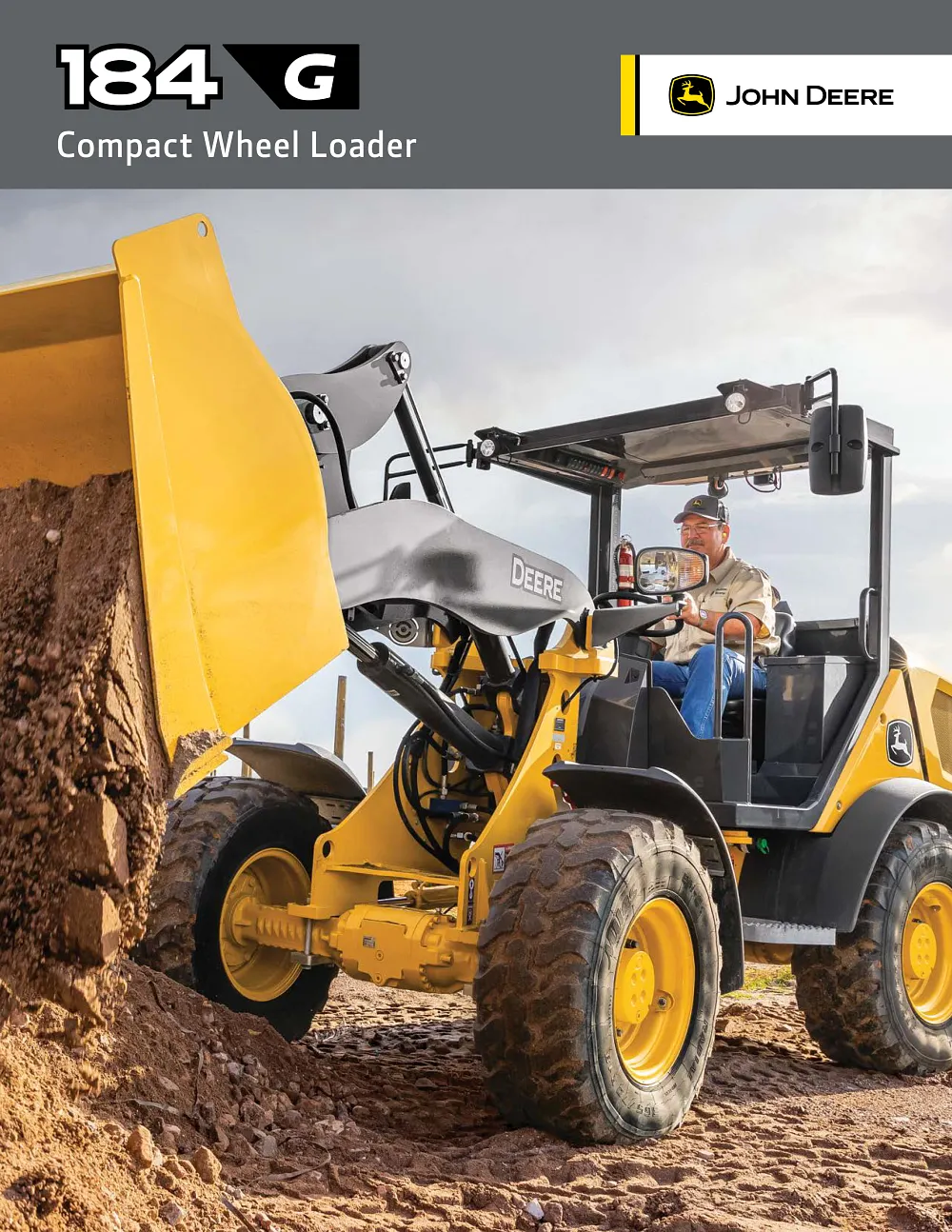 184 G-Tier Compact Wheel Loader Brochure cover