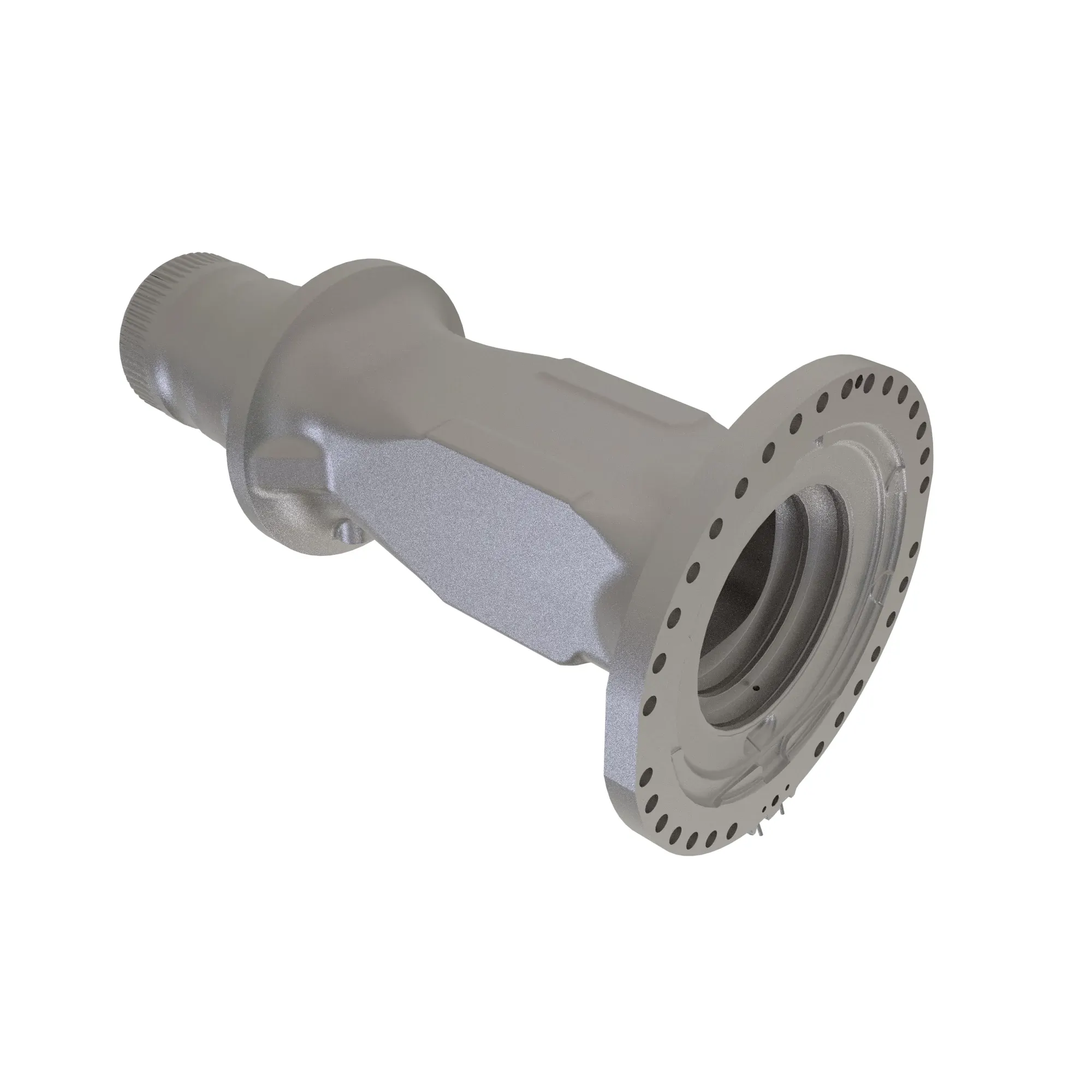 FRONT AXLE HOUSING WITH PLUGS