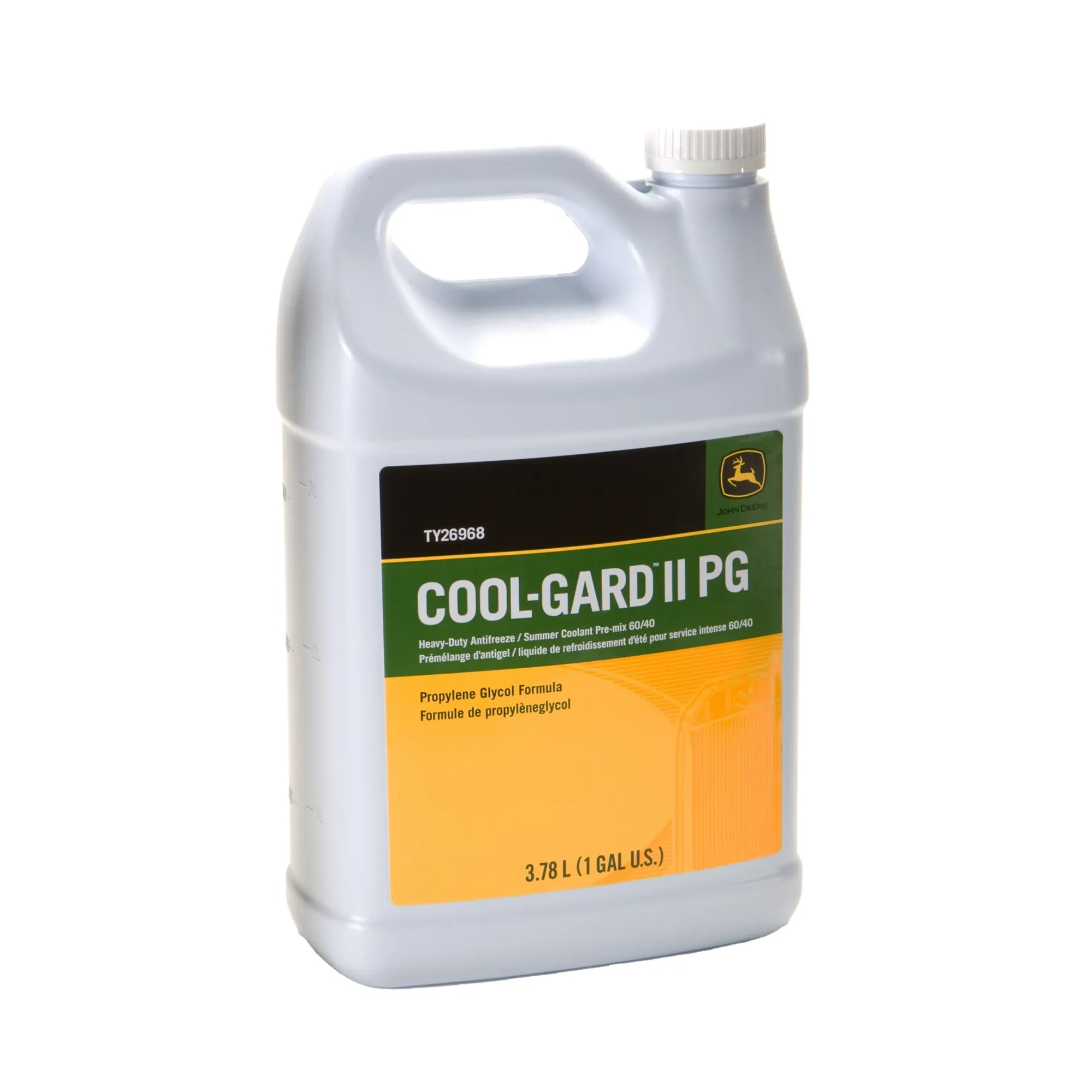 John Deere Engine Coolant, Cool-Gard™ II PG, Pre-Mix (60/40), 3.78 Liter (1 Gallon) - TY26968
