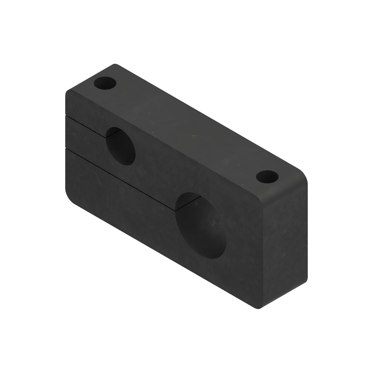 Block Clamp, Two Cables Inline