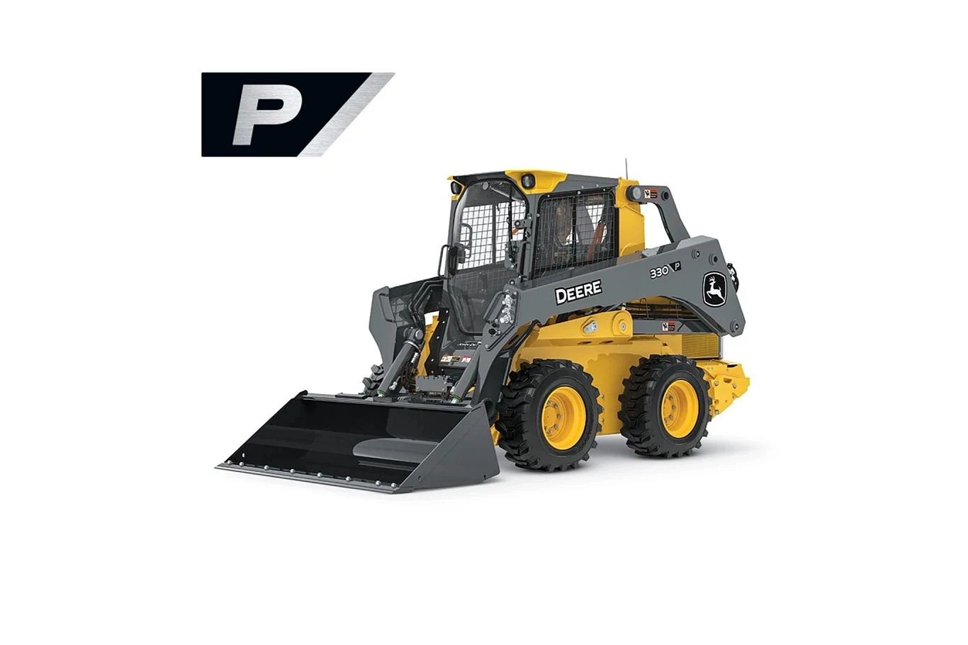 Studio image of a 330 P-Tier Skid Steer