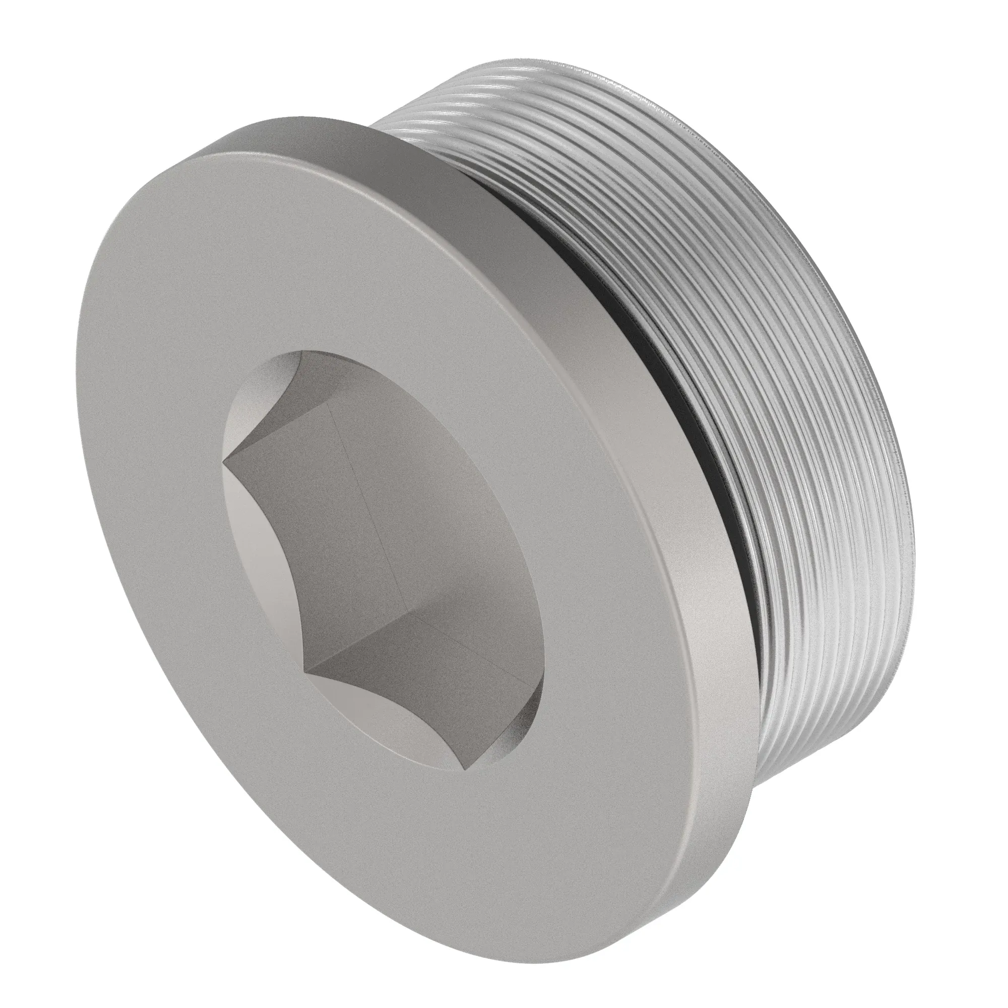 John Deere Straight Thread Fitting Plug with O-Ring - AT443004