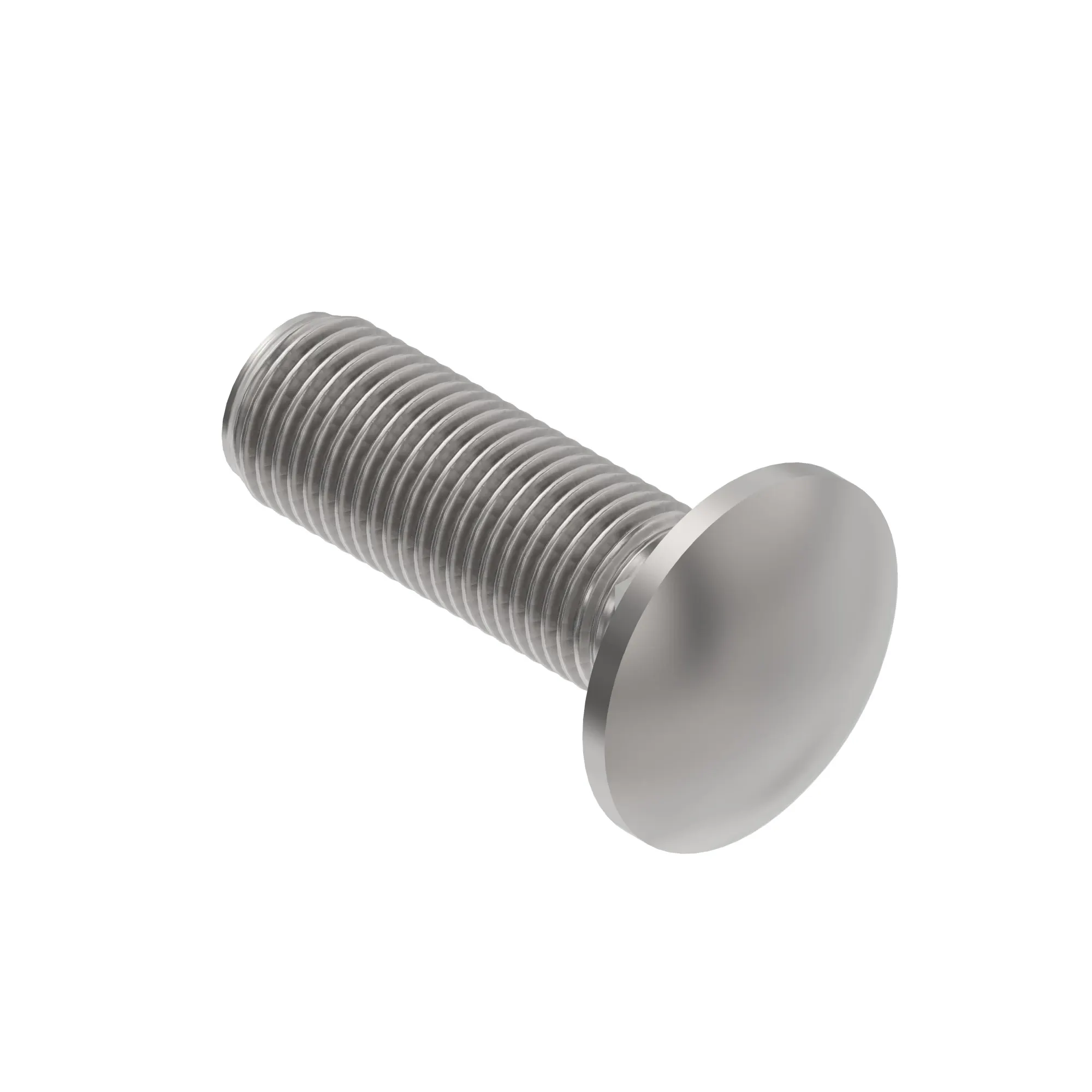 John Deere Round Head Square Neck Bolt, M10 X 35 - 03M7396